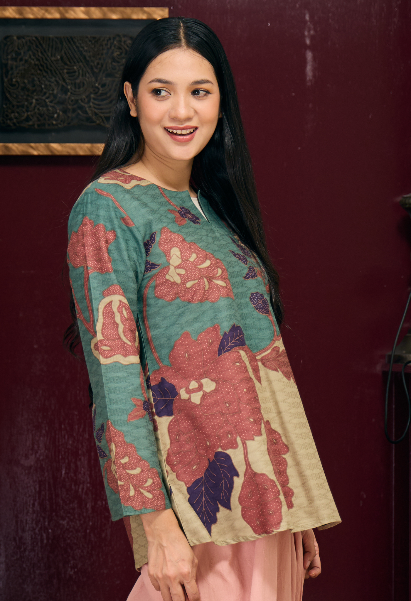 Dila Top in Green