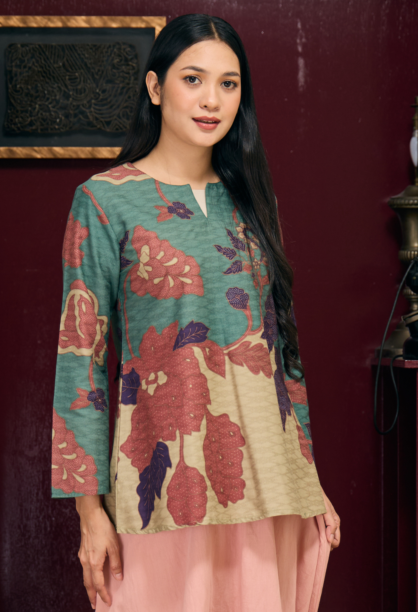 Dila Top in Green