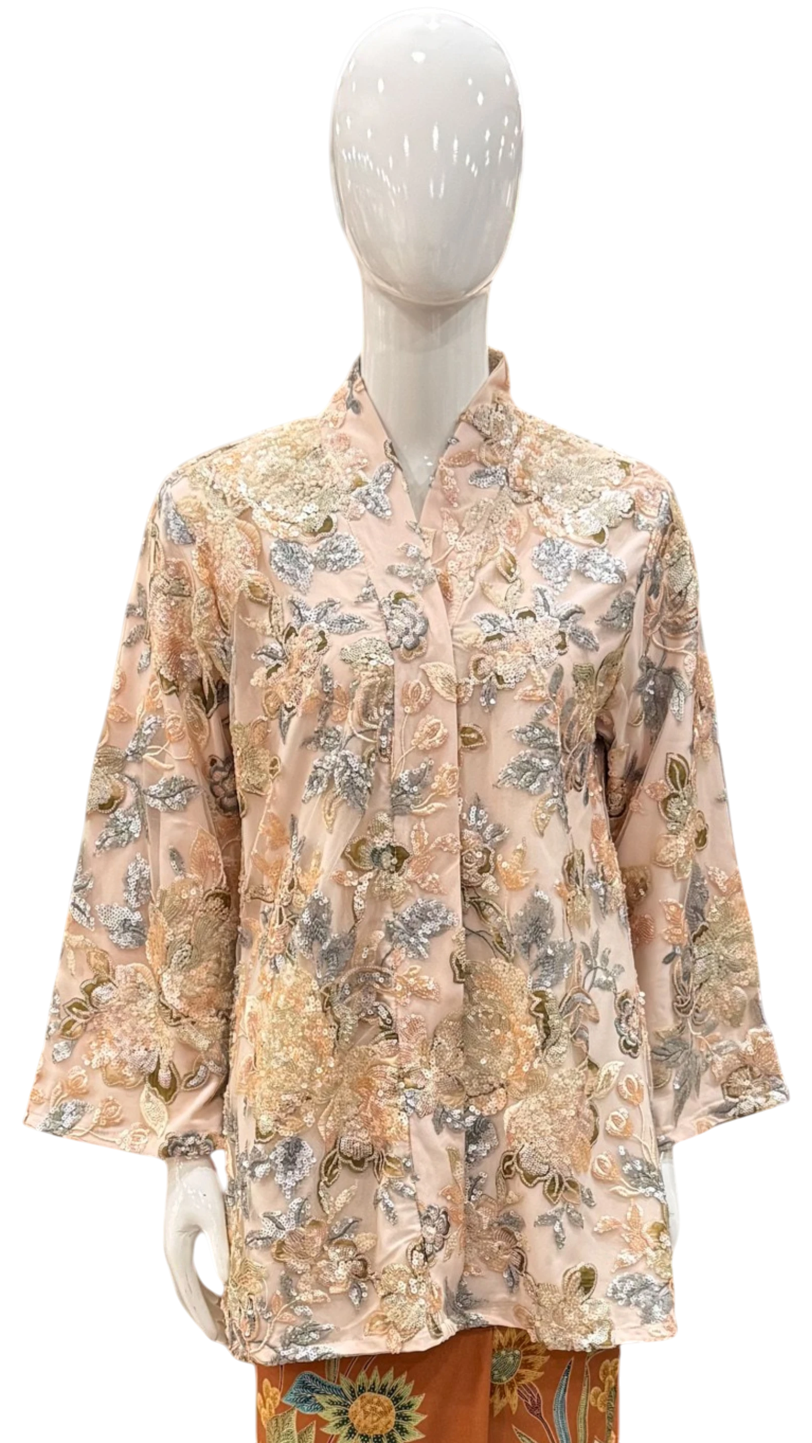 Naira Kimono kebaya in Beige