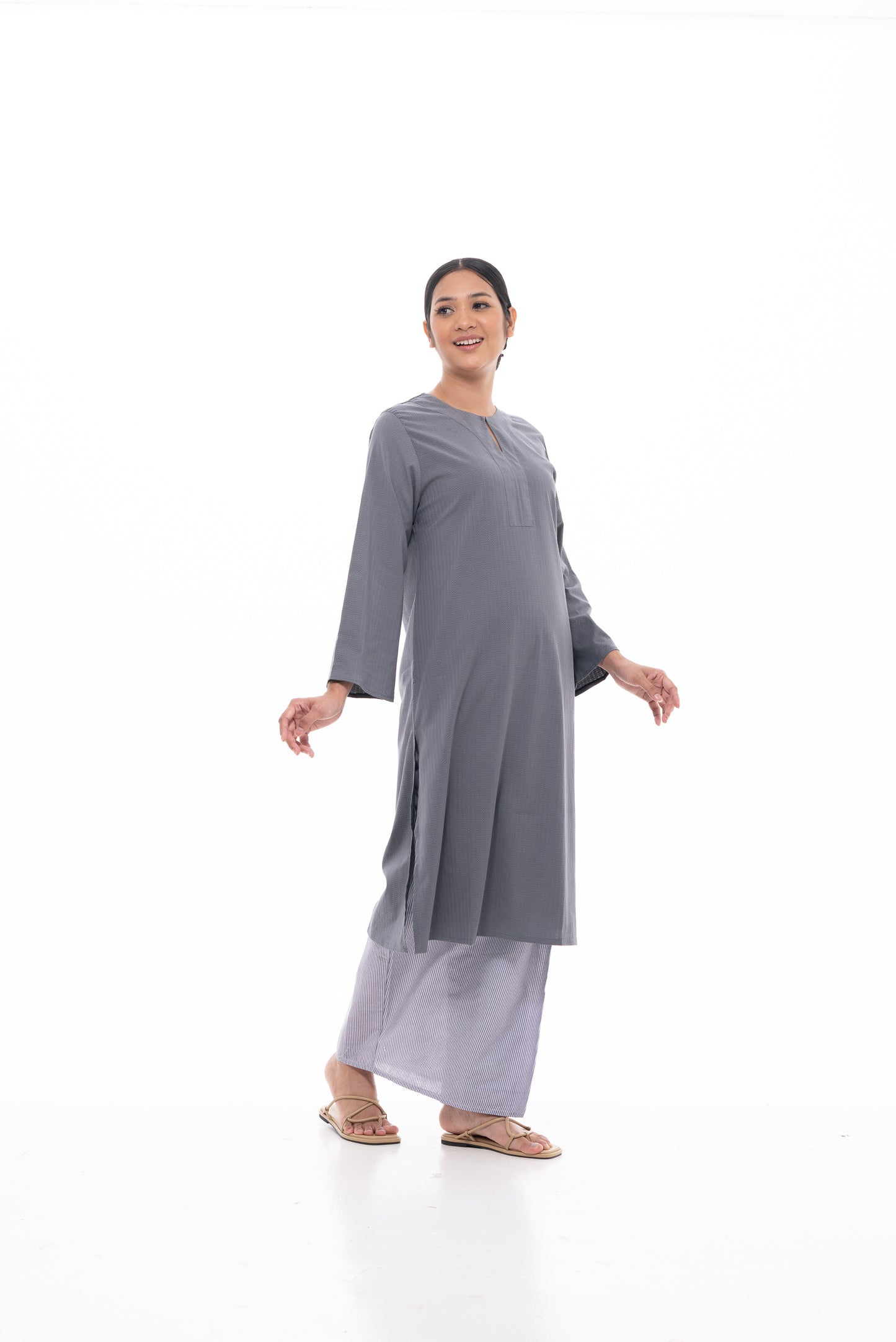 Junita Tunic in Grey