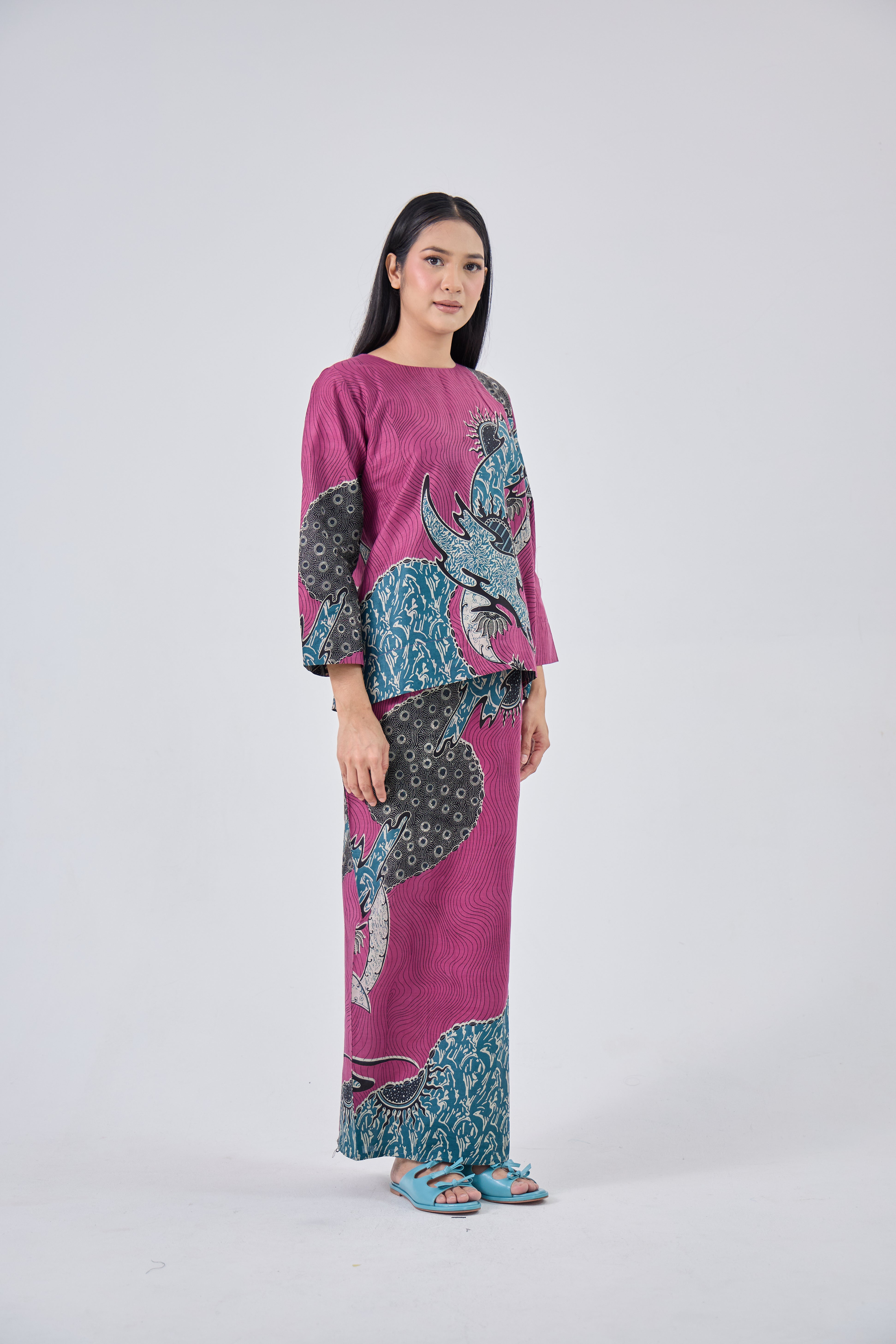 Madiha in Fuschia