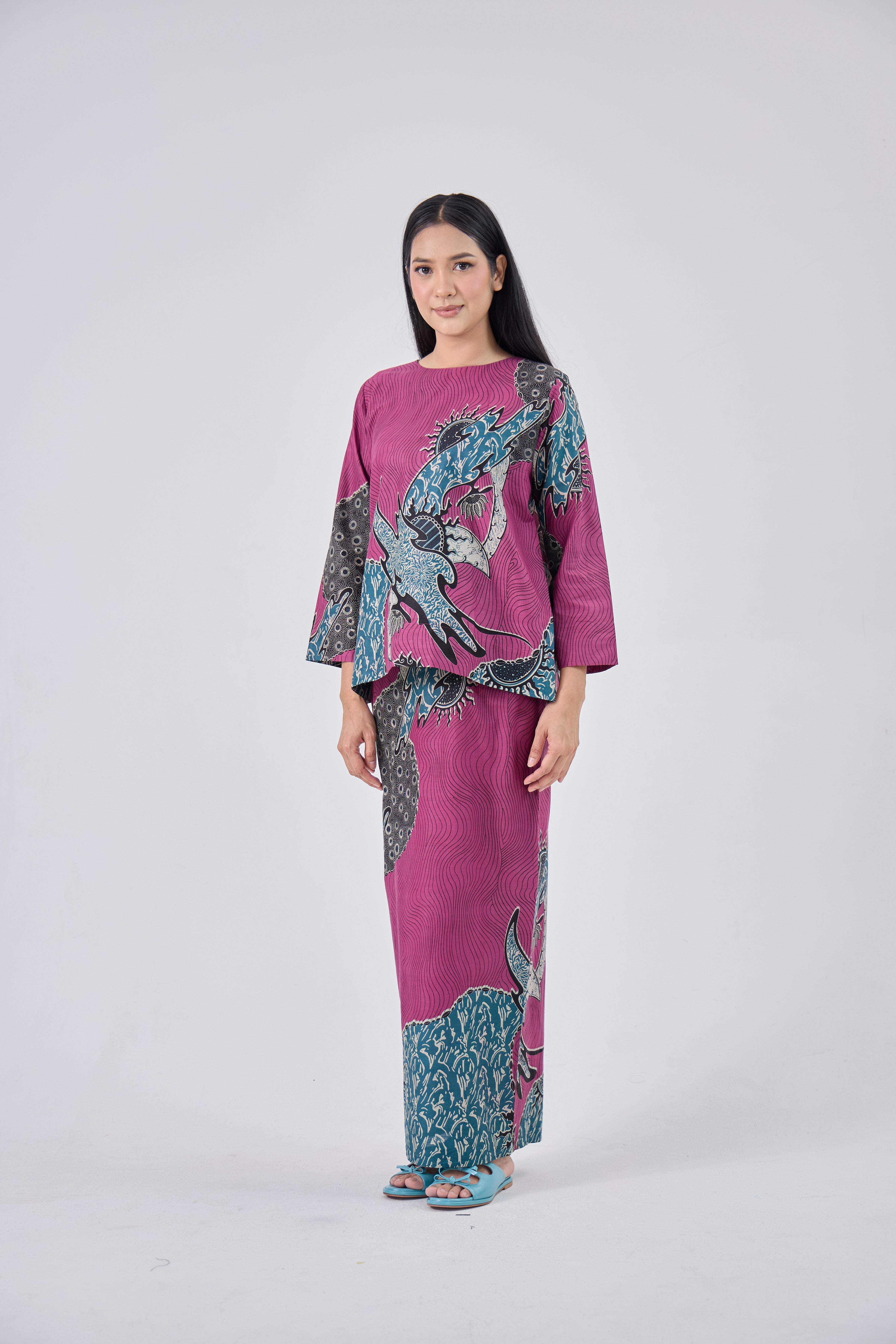 Madiha in Fuschia