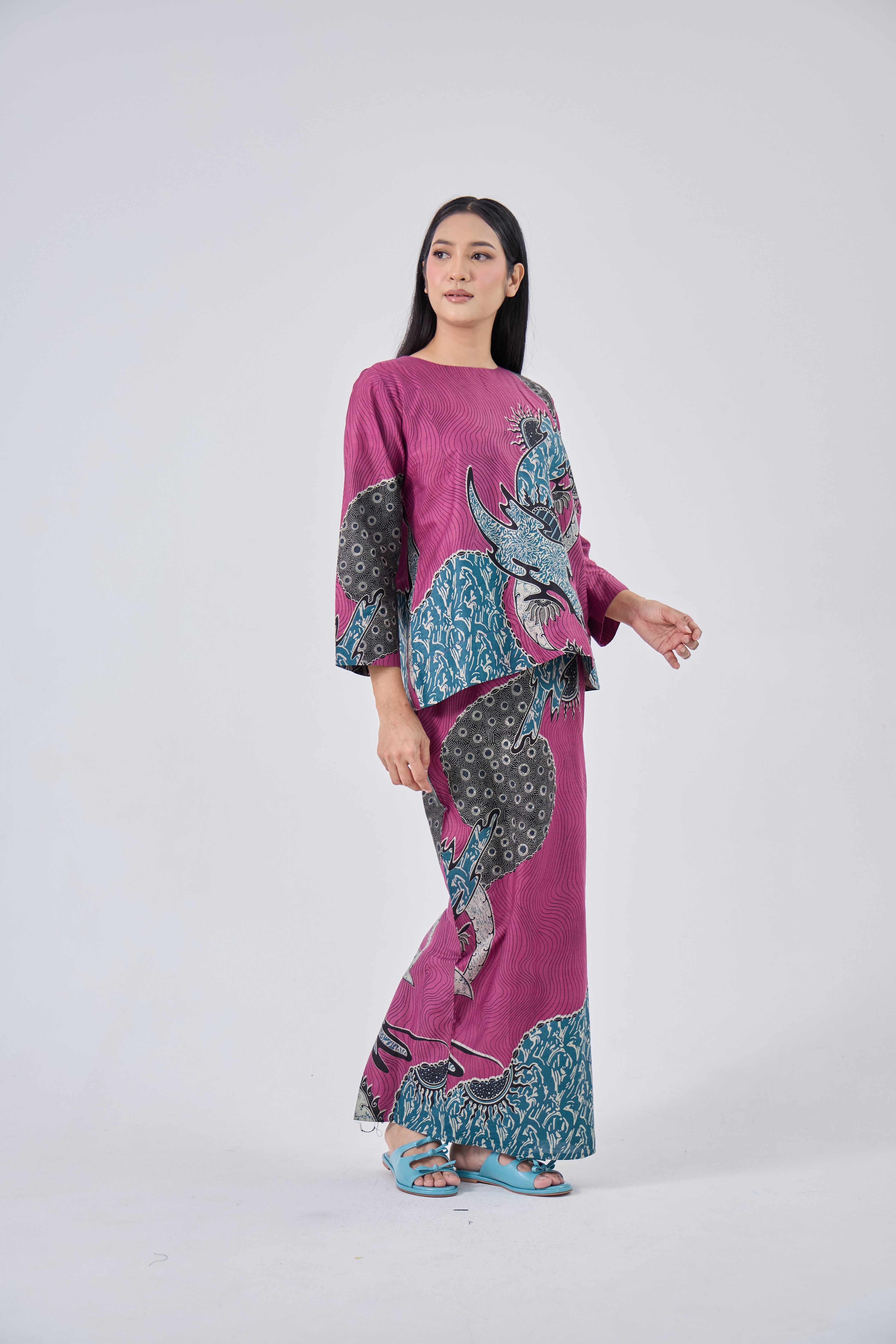 Madiha in Fuschia