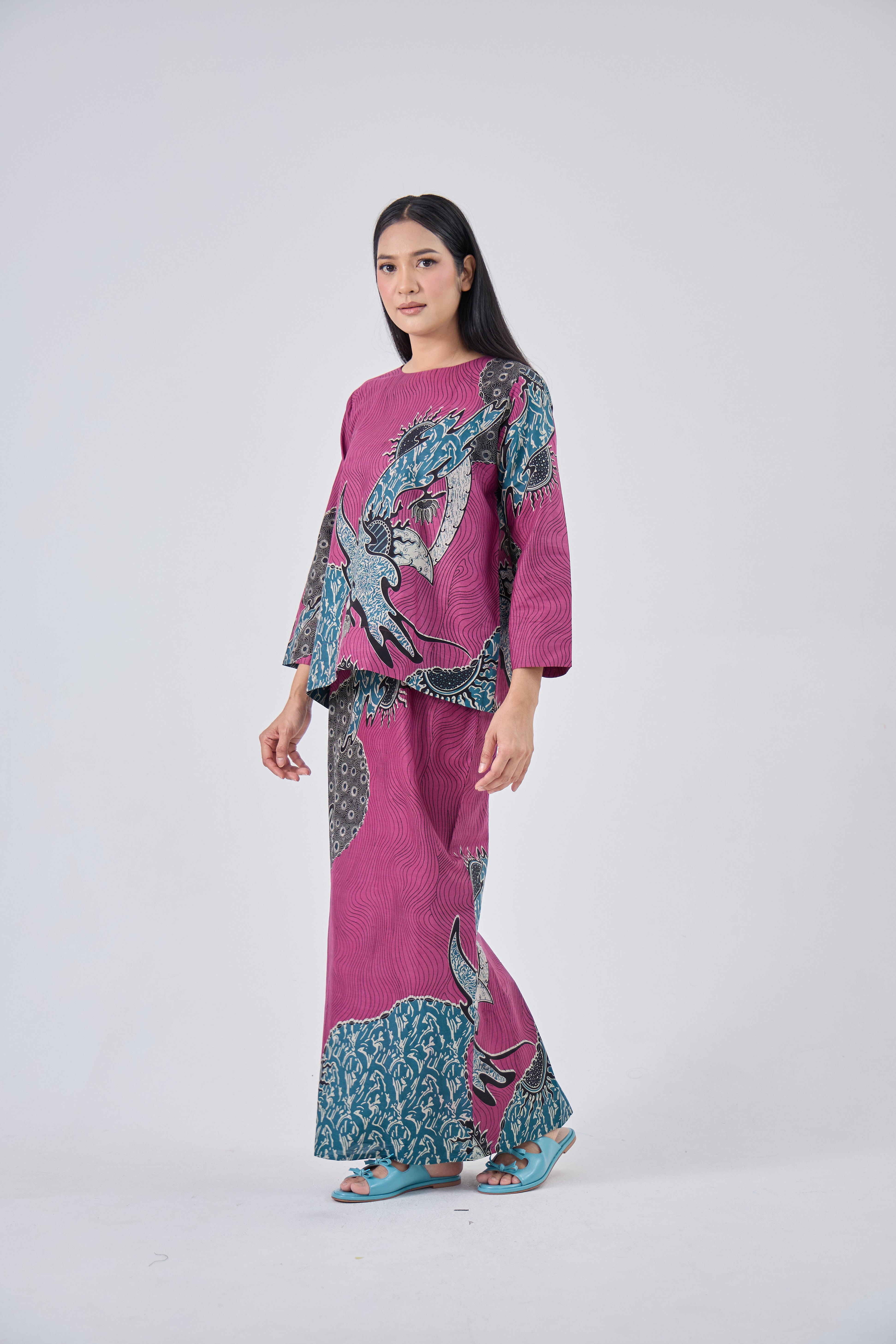 Madiha in Fuschia