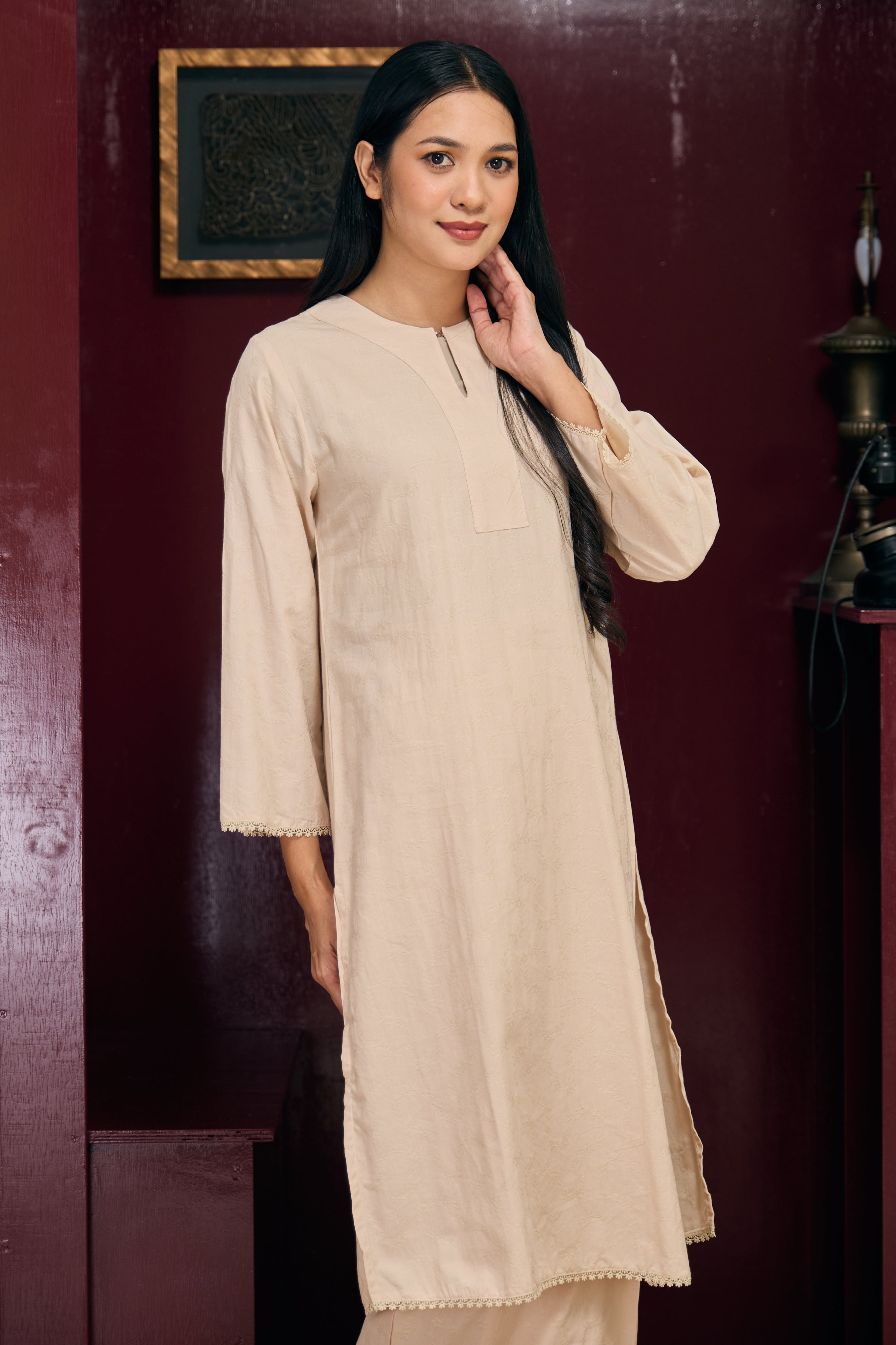 Liana Tunic in Cream