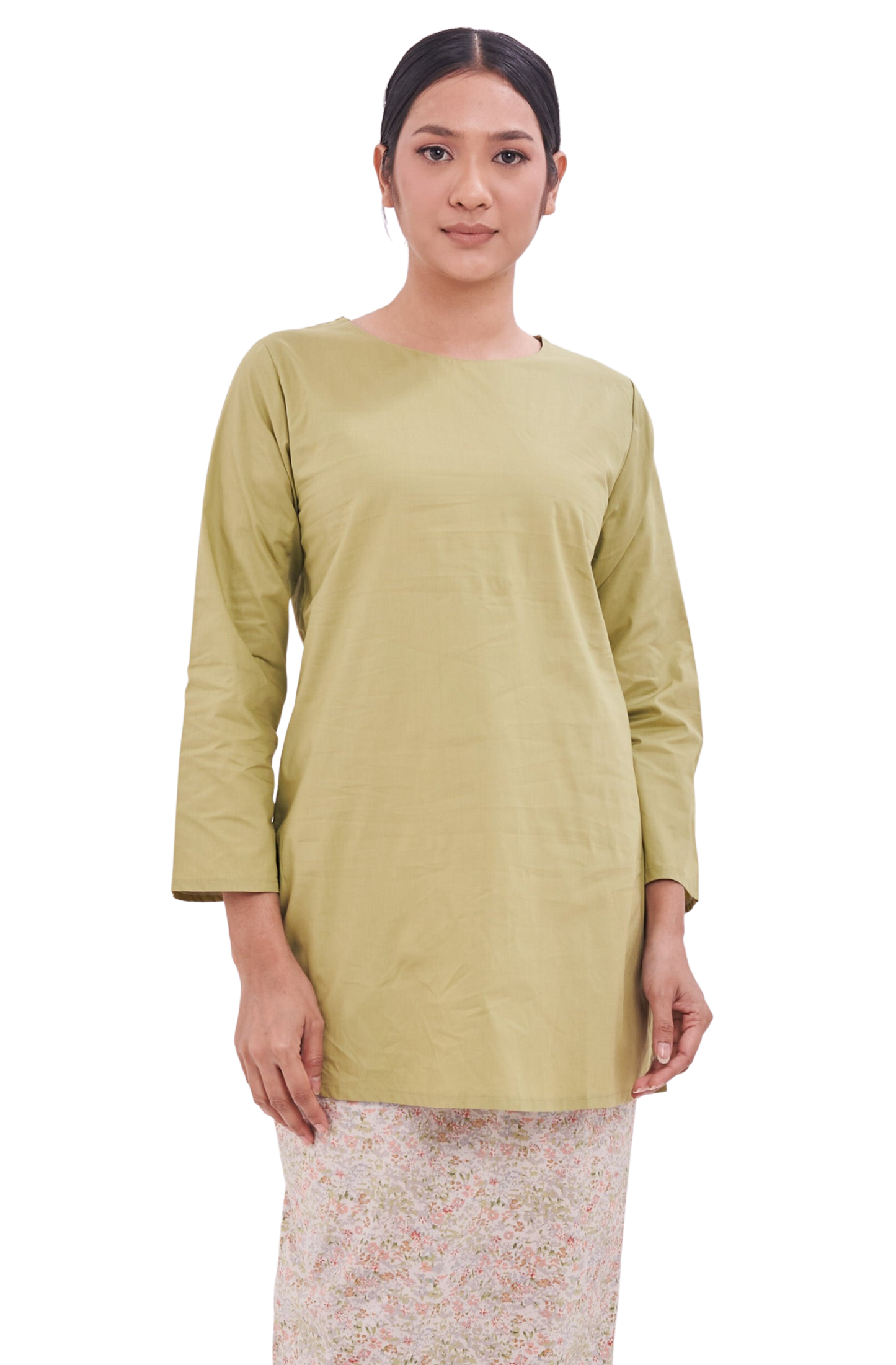 Nabilah Kurung in Light Green