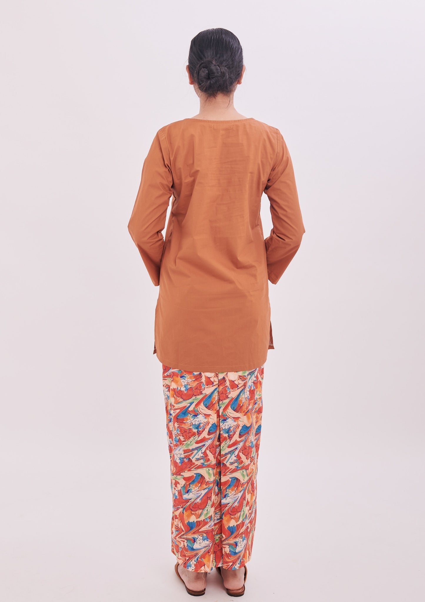 Nabilah Kurung in Brown
