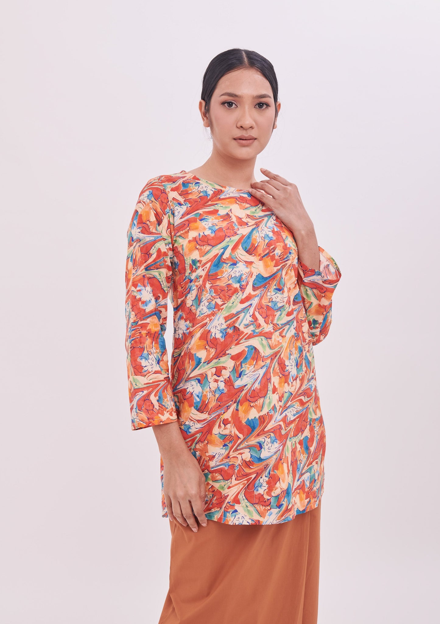 Julia Top in Orange