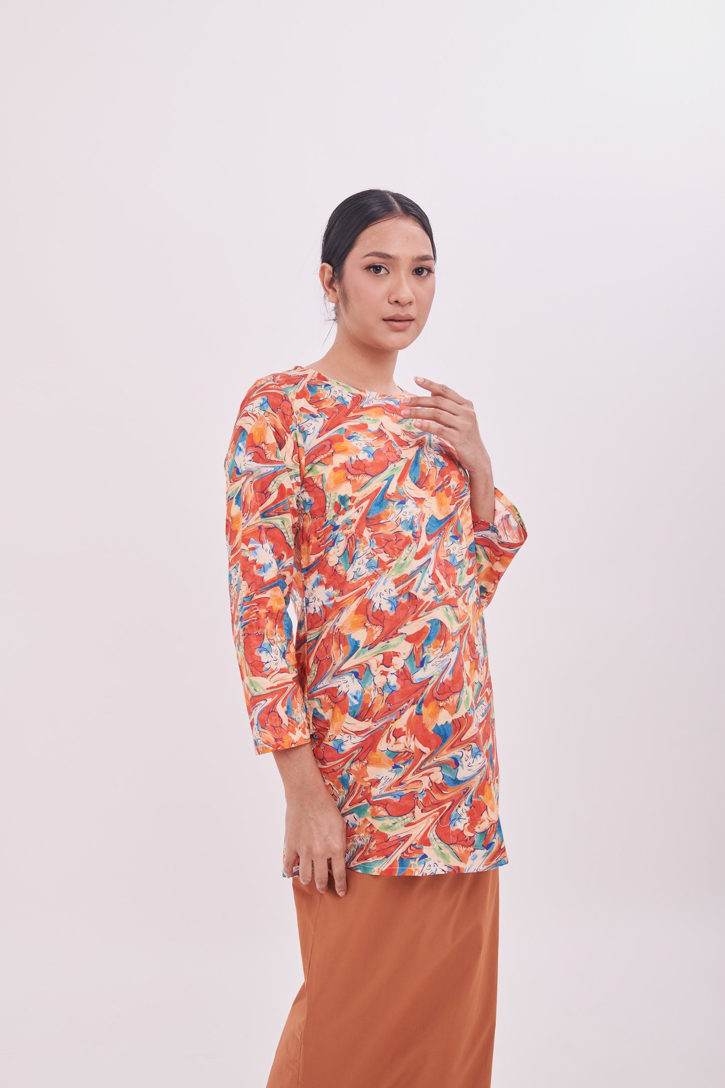 Julia Top in Orange