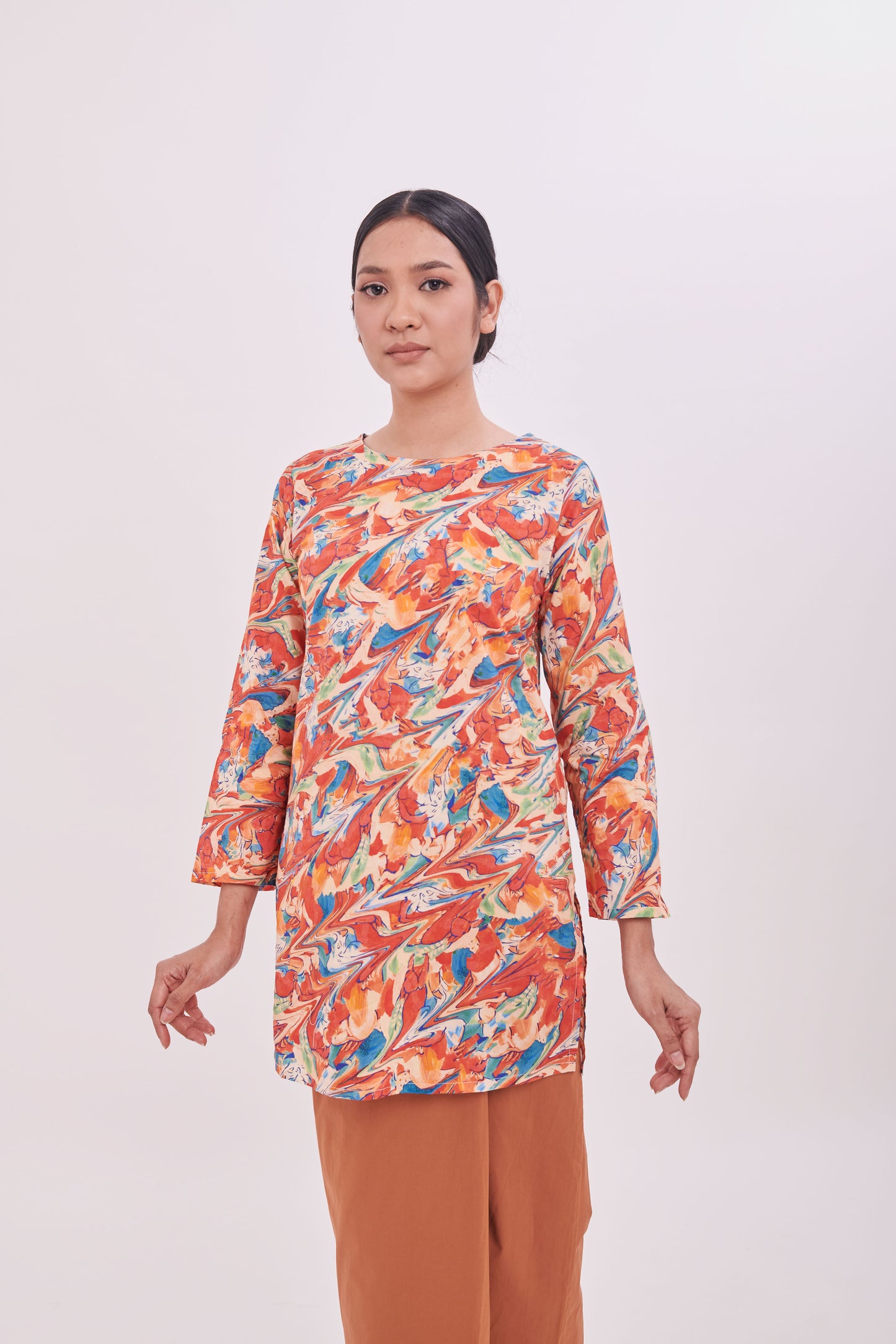 Julia Top in Orange