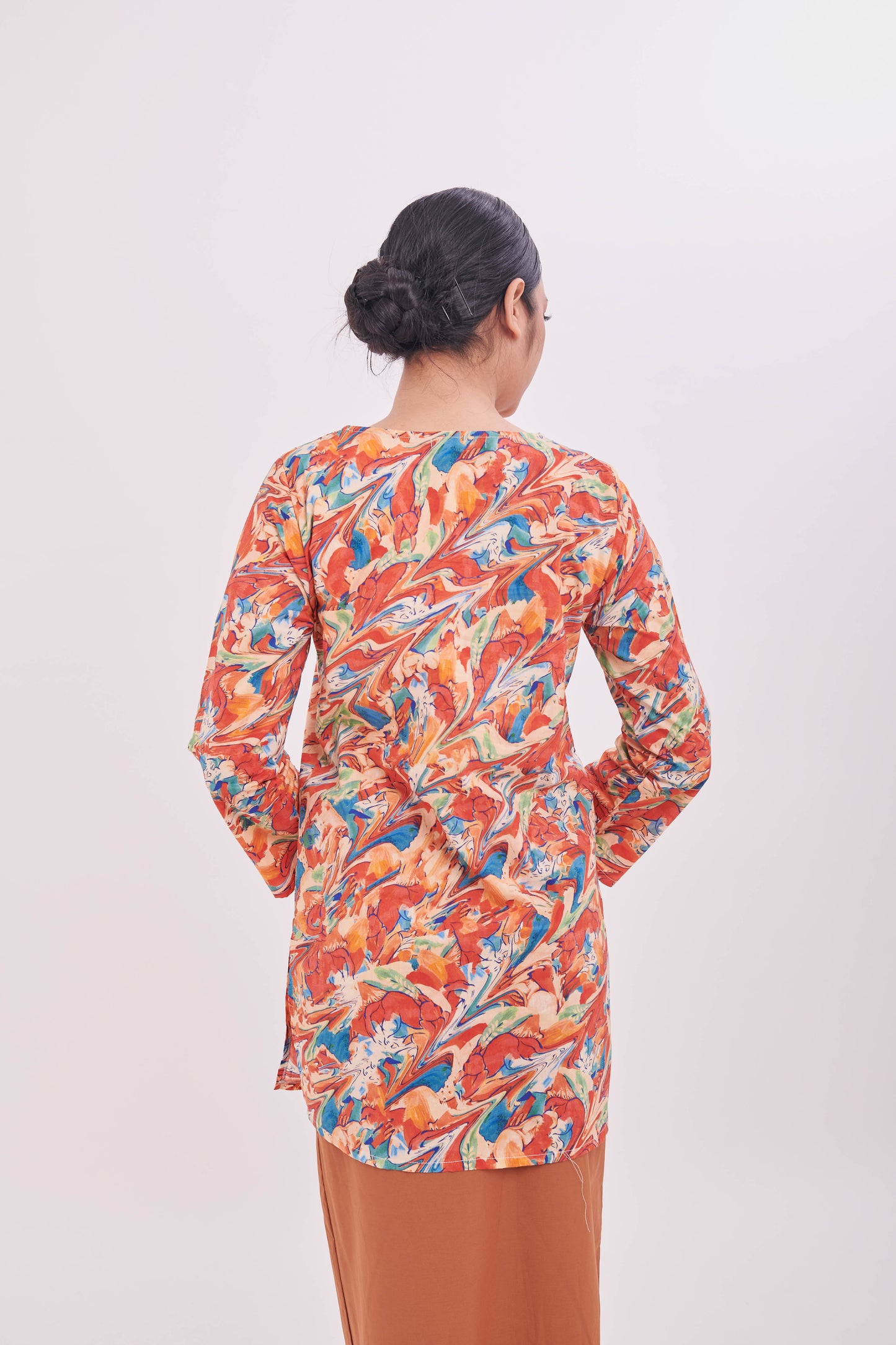 Julia Top in Orange