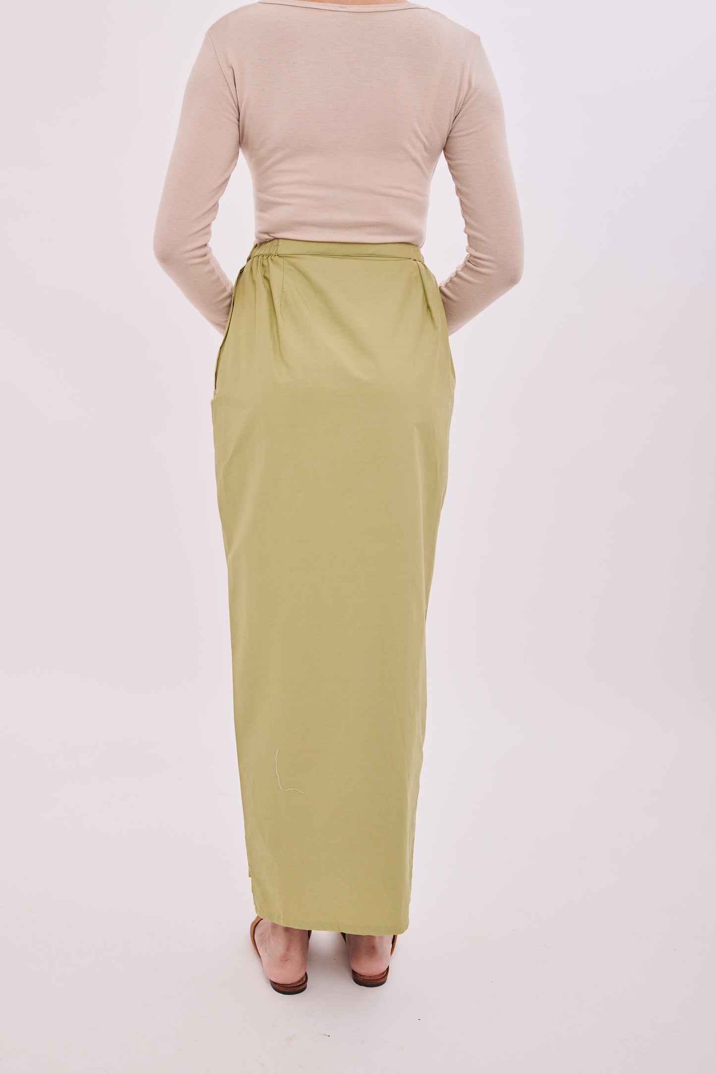 Nabilah Sarung in Light Green