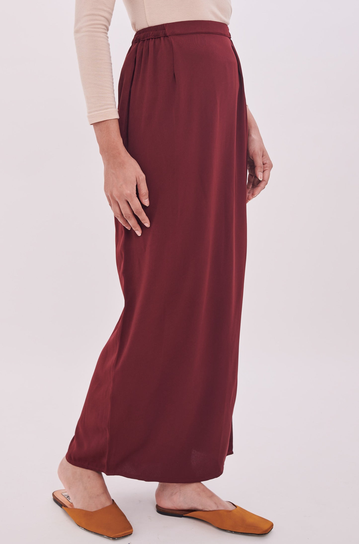 Edza Skirt in Brown