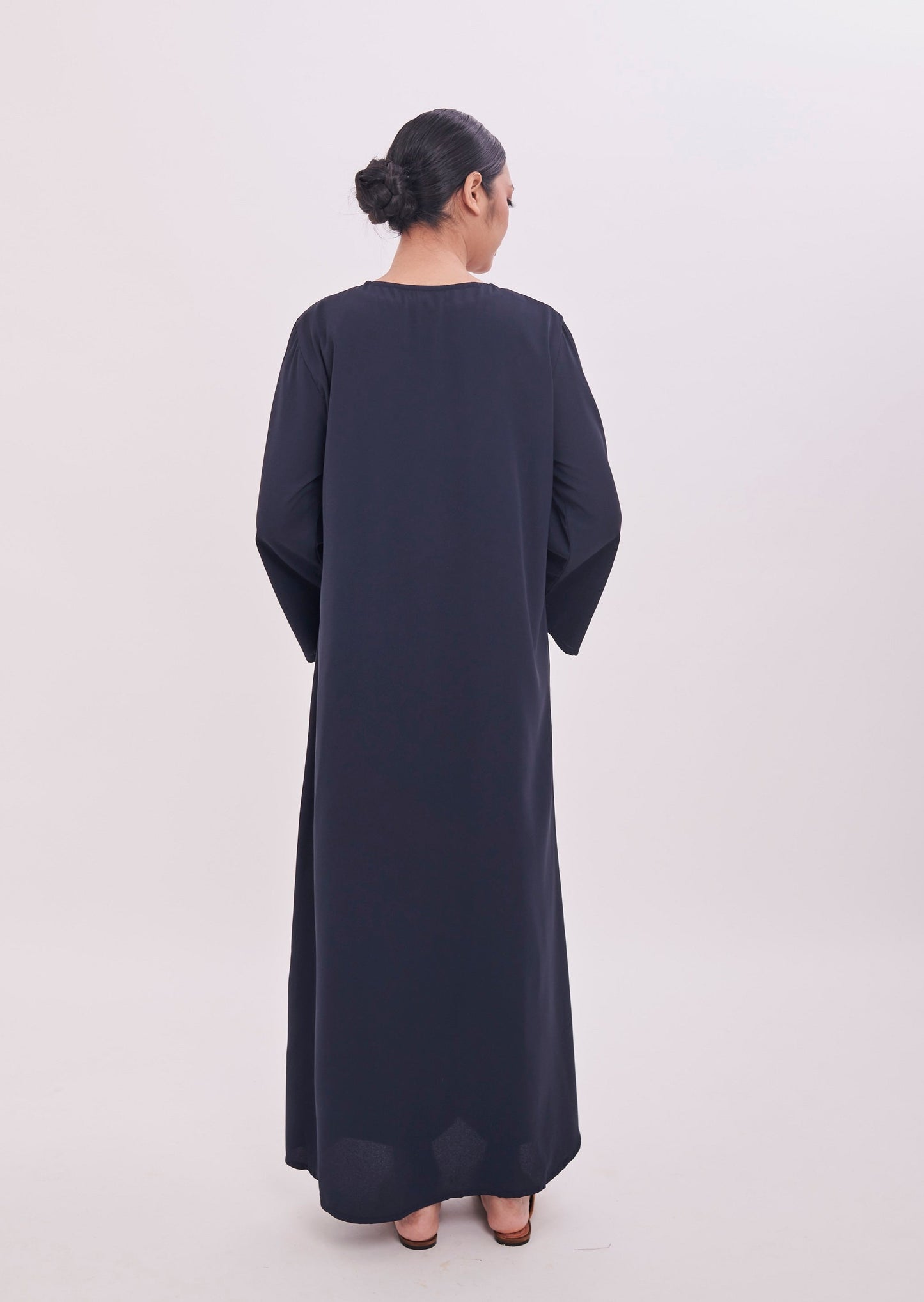 Edza Maxi Dress in Dark Blue