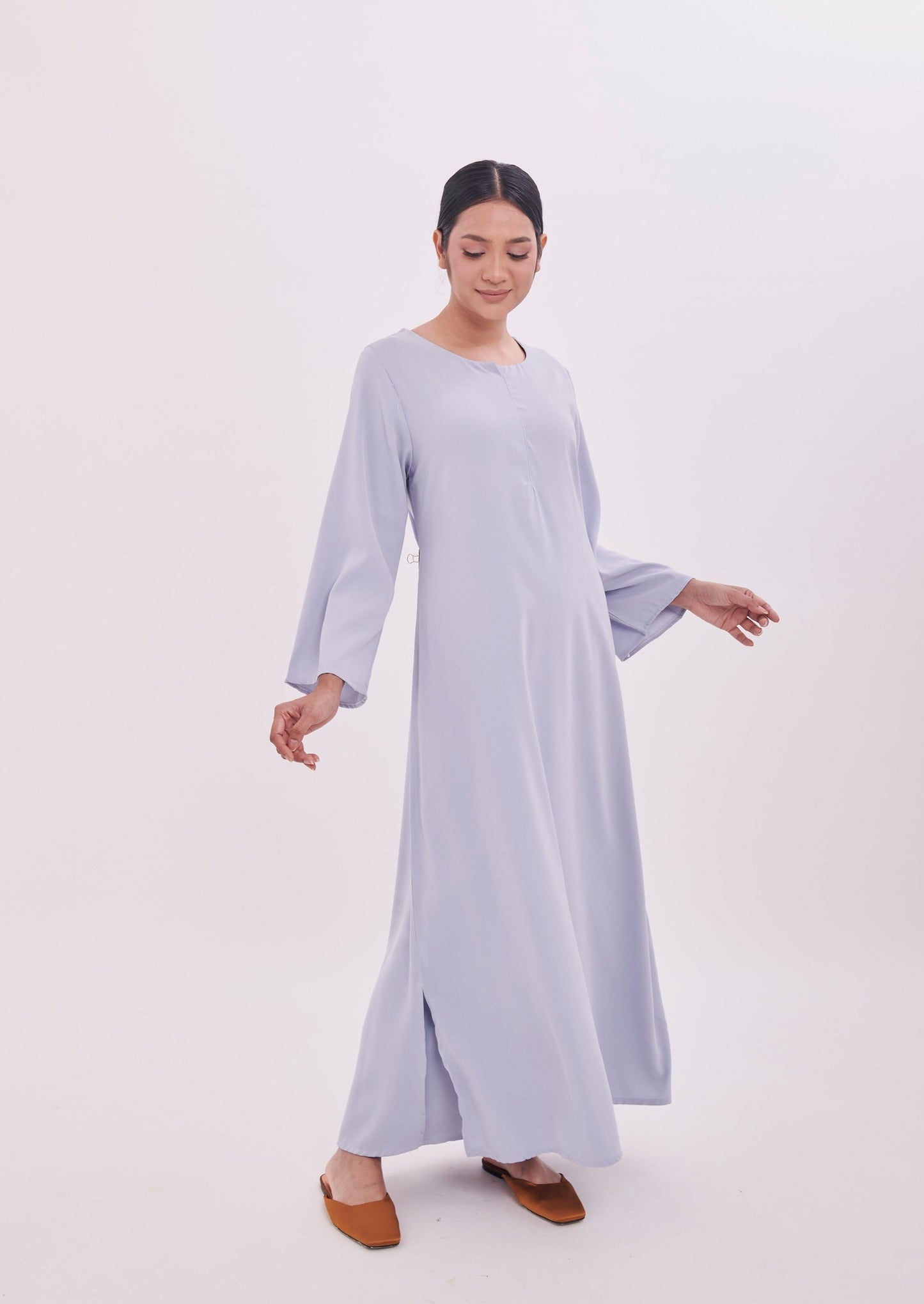 Edza Maxi Dress in Light Blue