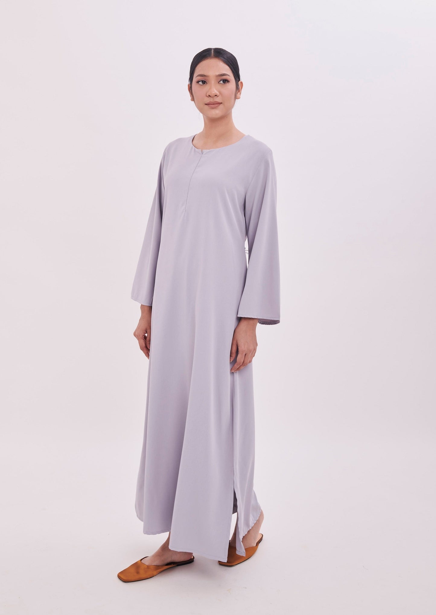 Edza Maxi Dress in Grey