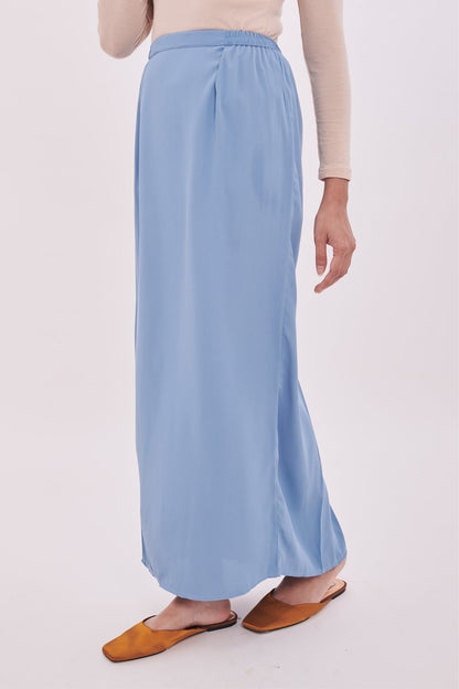 Edza Skirt in Stone Blue