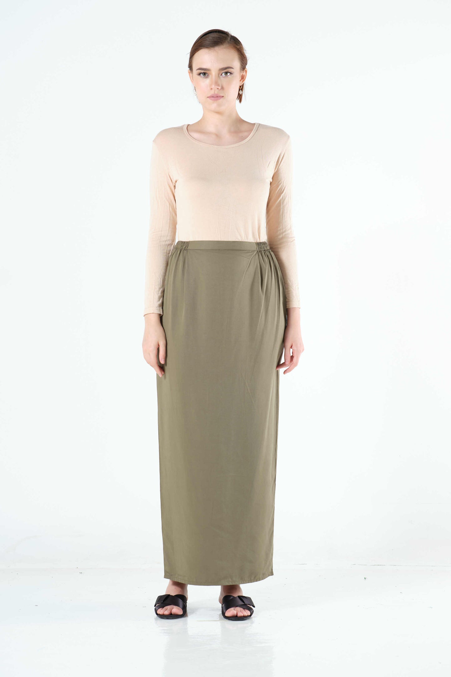 Shaima Sarung in Army Green