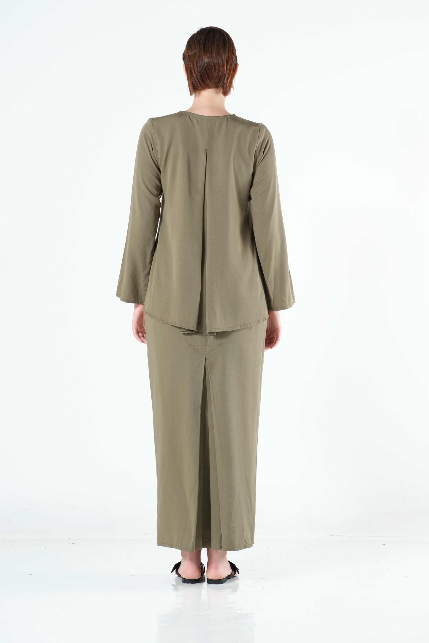 Shaima Top in Army Green