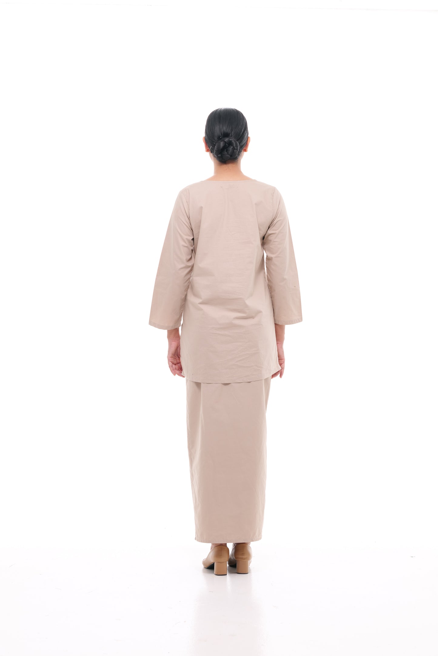 Nabilah Kurung in Khaki
