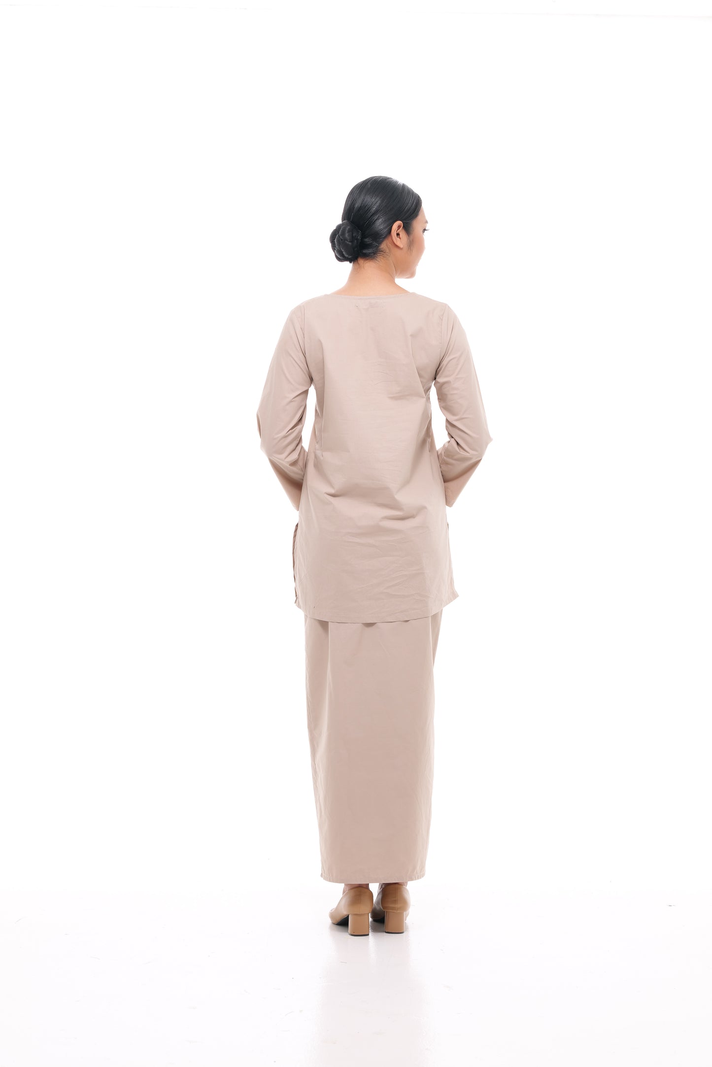 Nabilah Kurung in Khaki