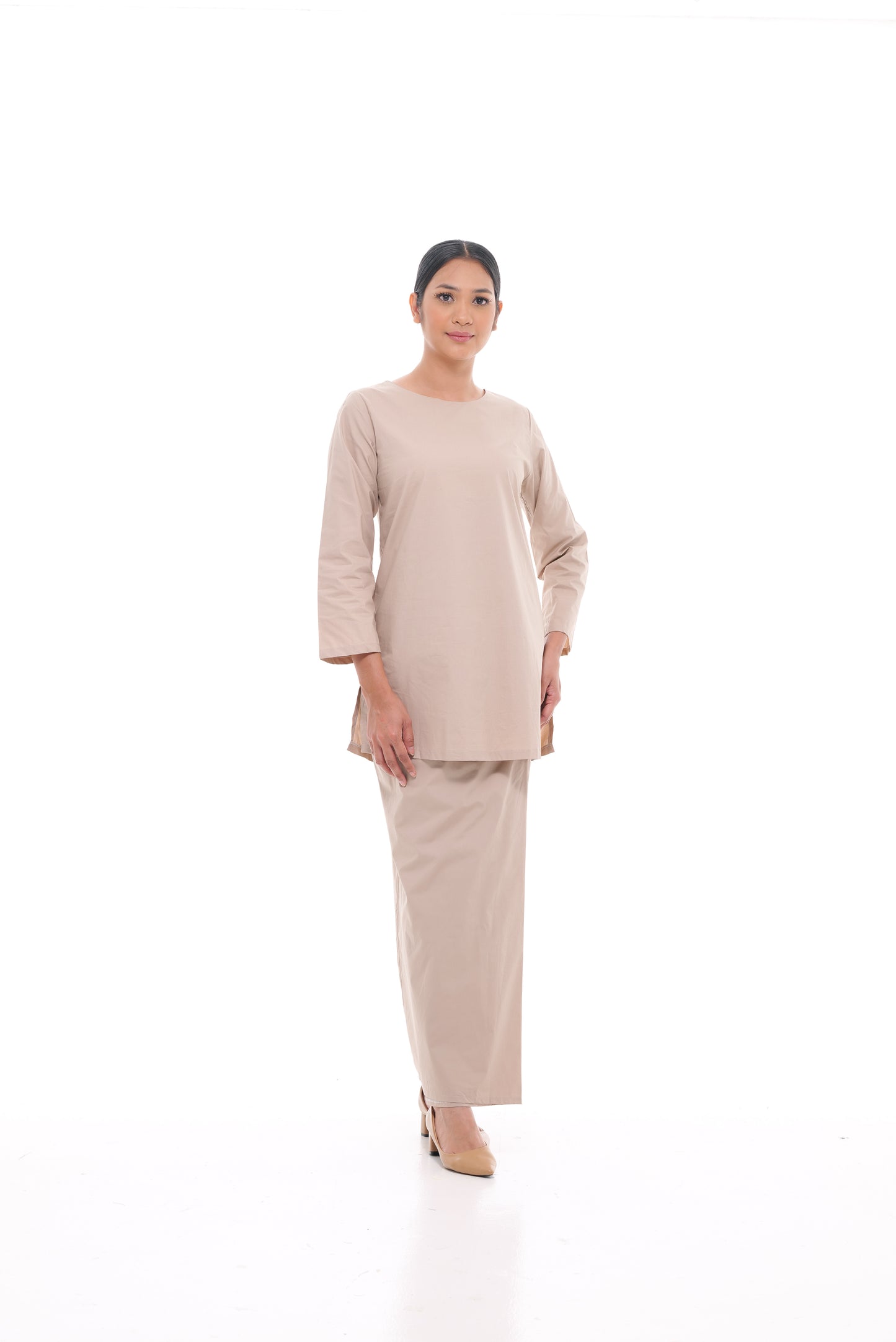 Nabilah Kurung in Khaki