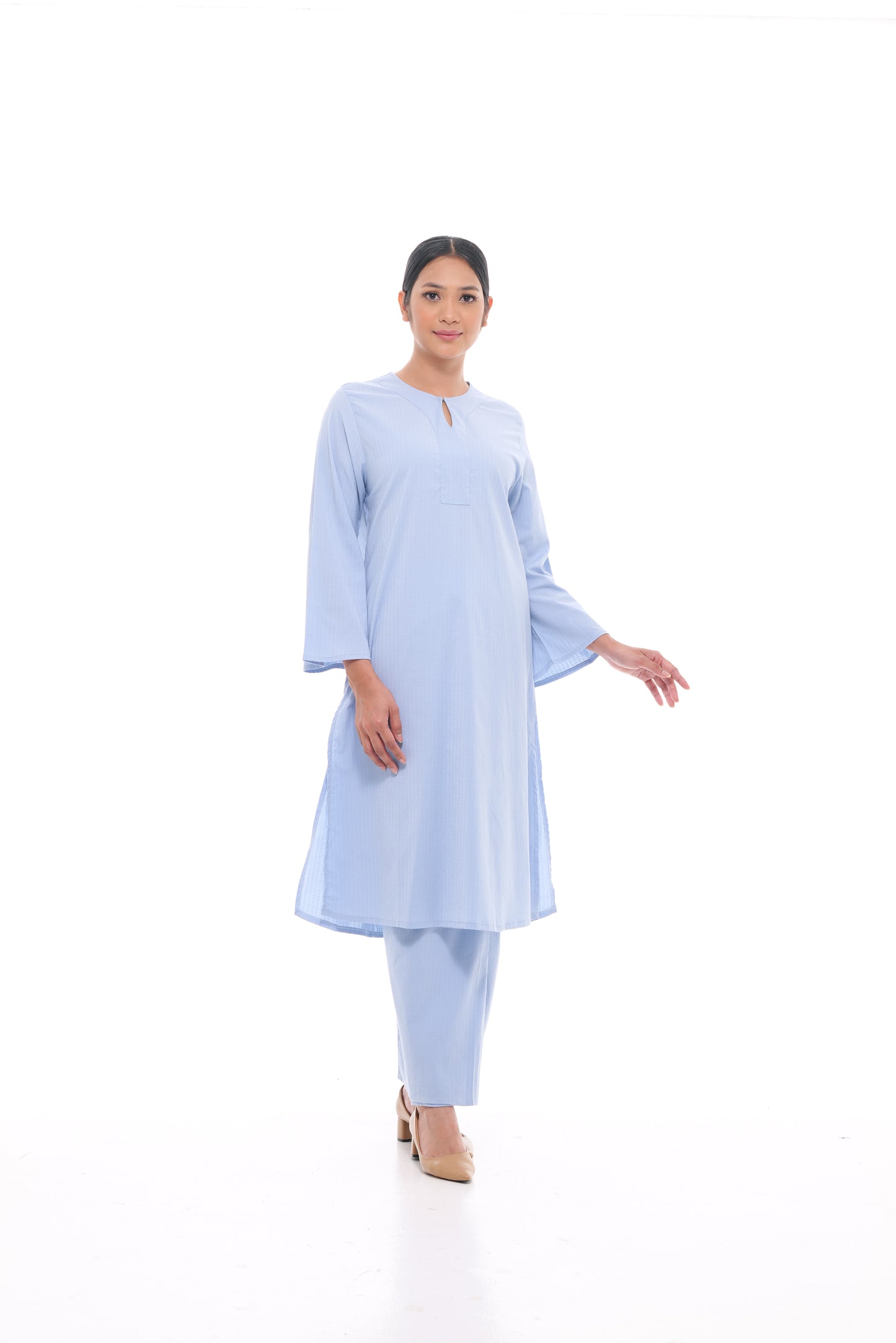 Junita Tunic in Powder Blue