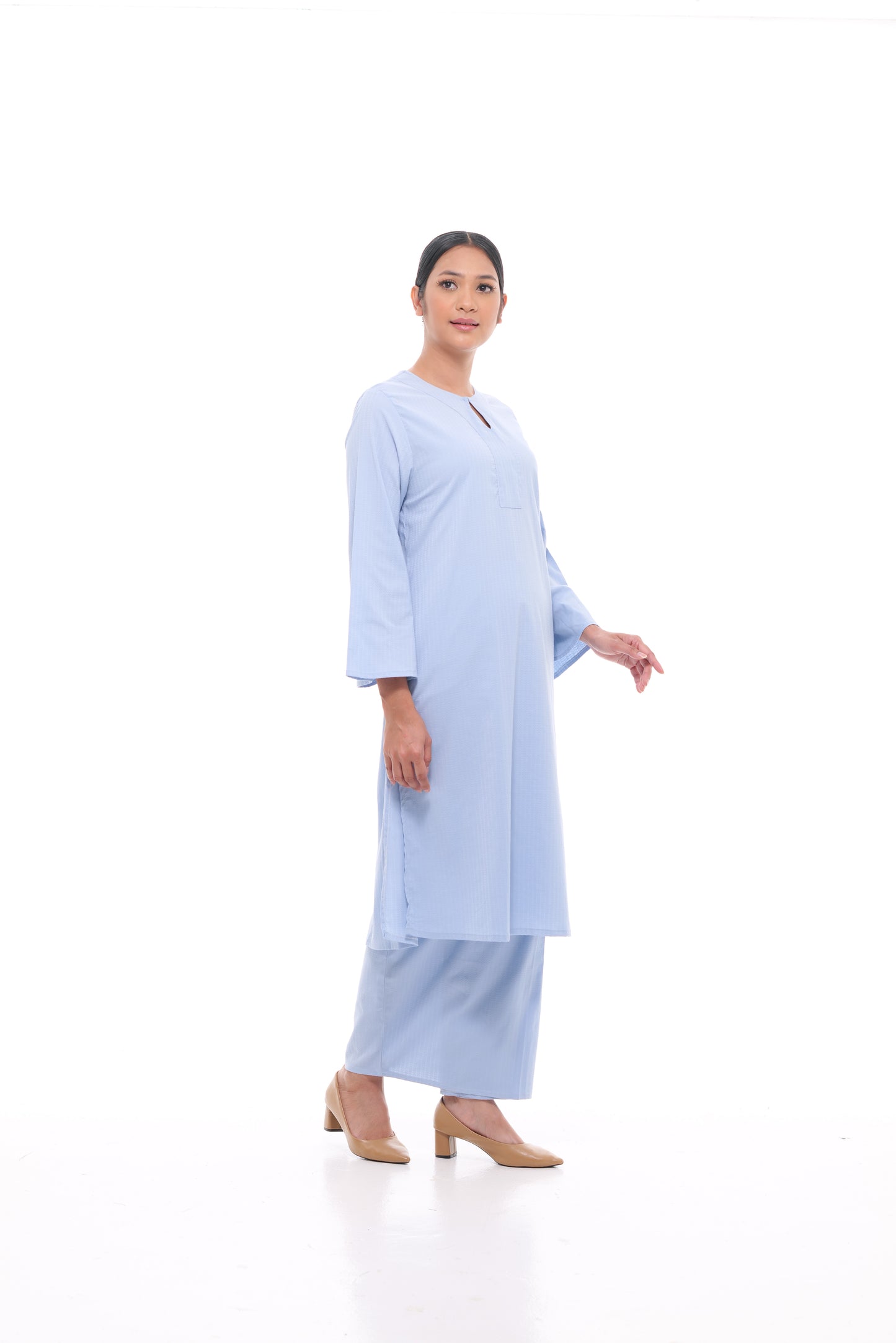 Junita Tunic in Powder Blue