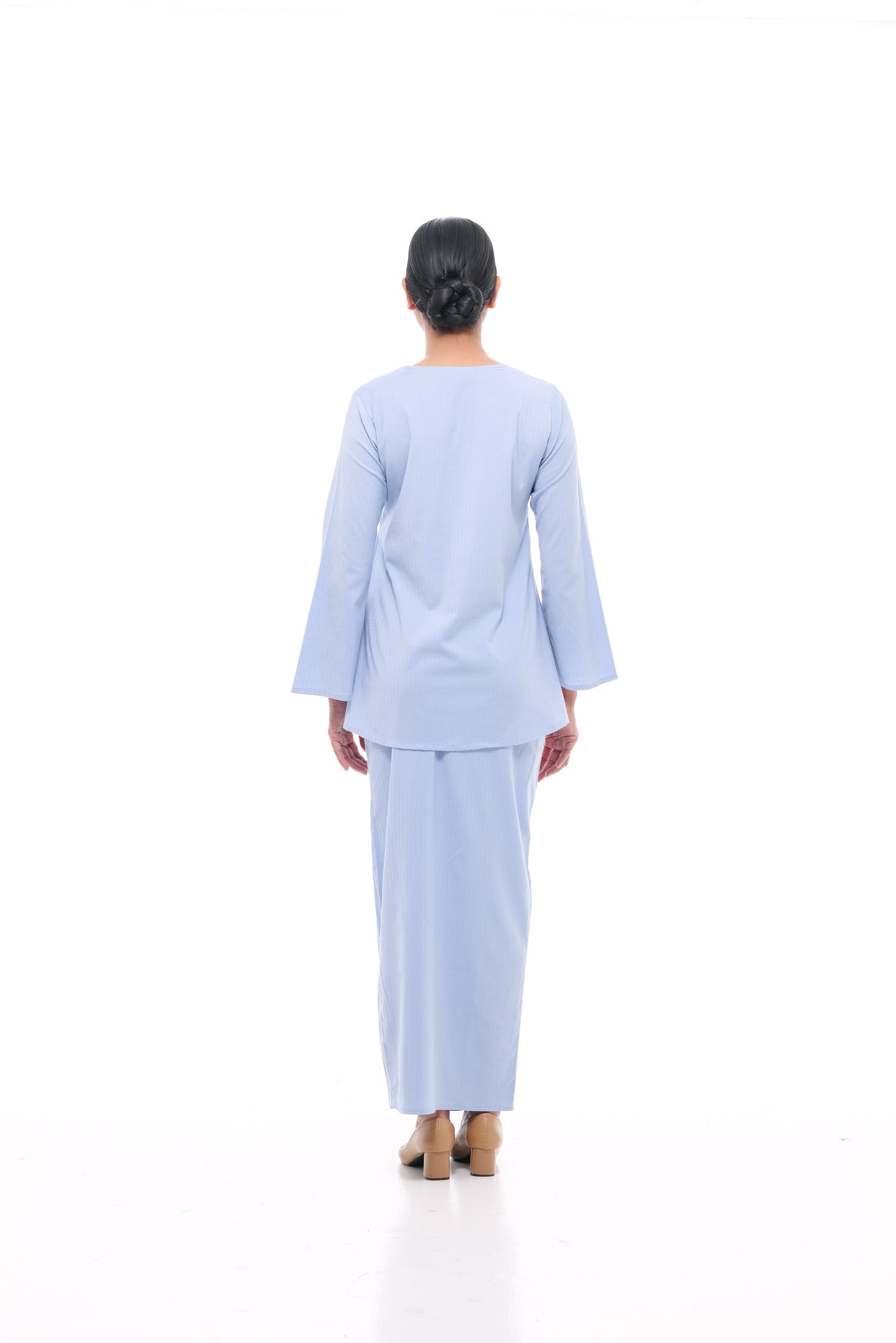 Junita Top in Powder Blue