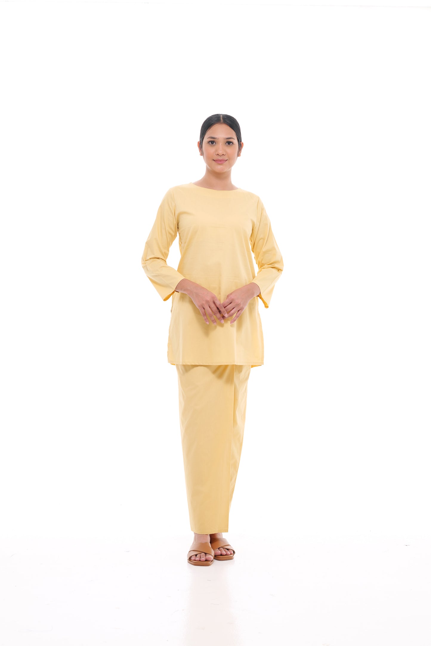 Nabilah Kurung in Yellow