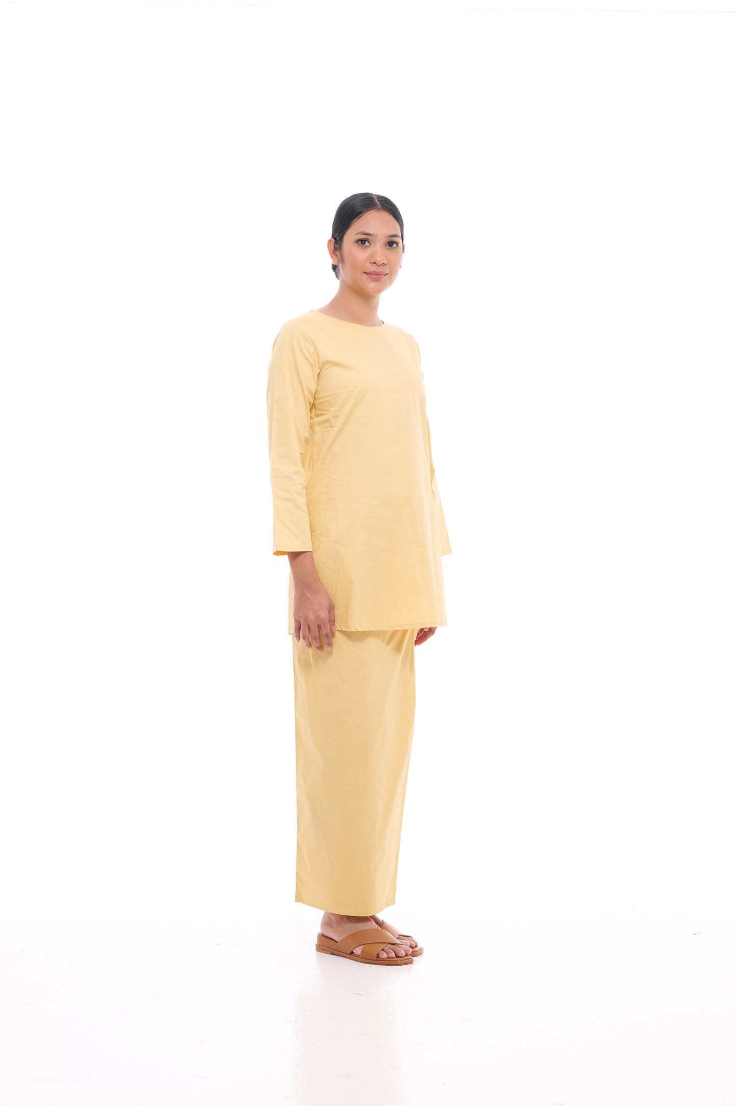 Nabilah Kurung in Yellow