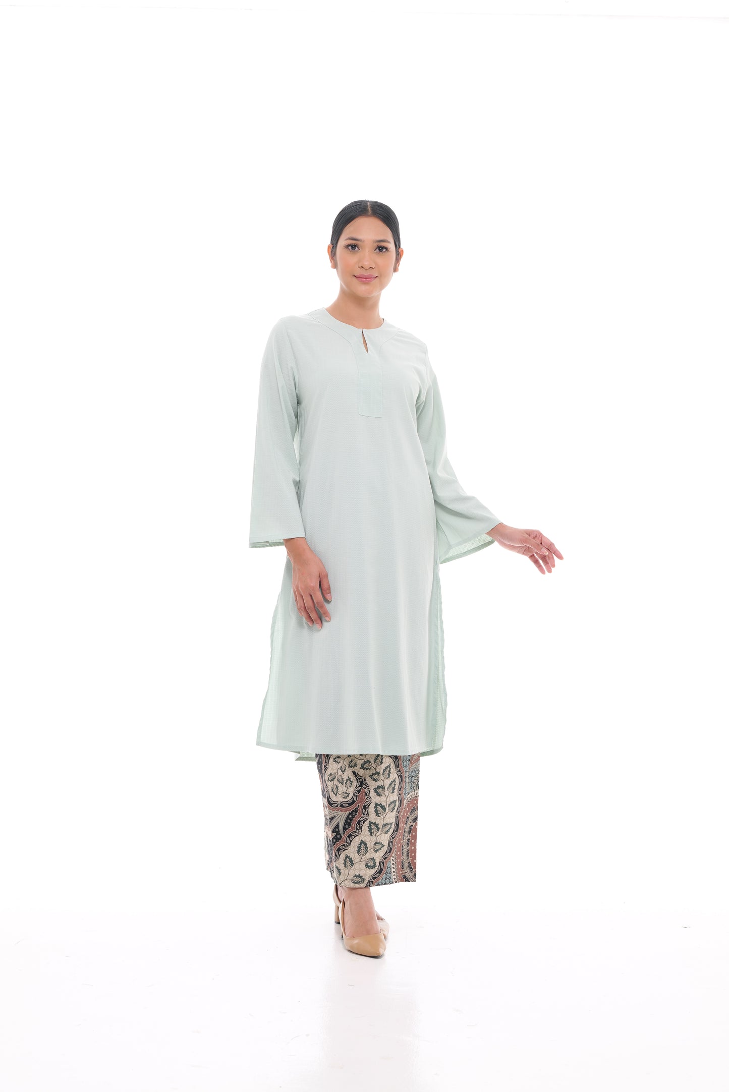 Junita Tunic in Mint Green