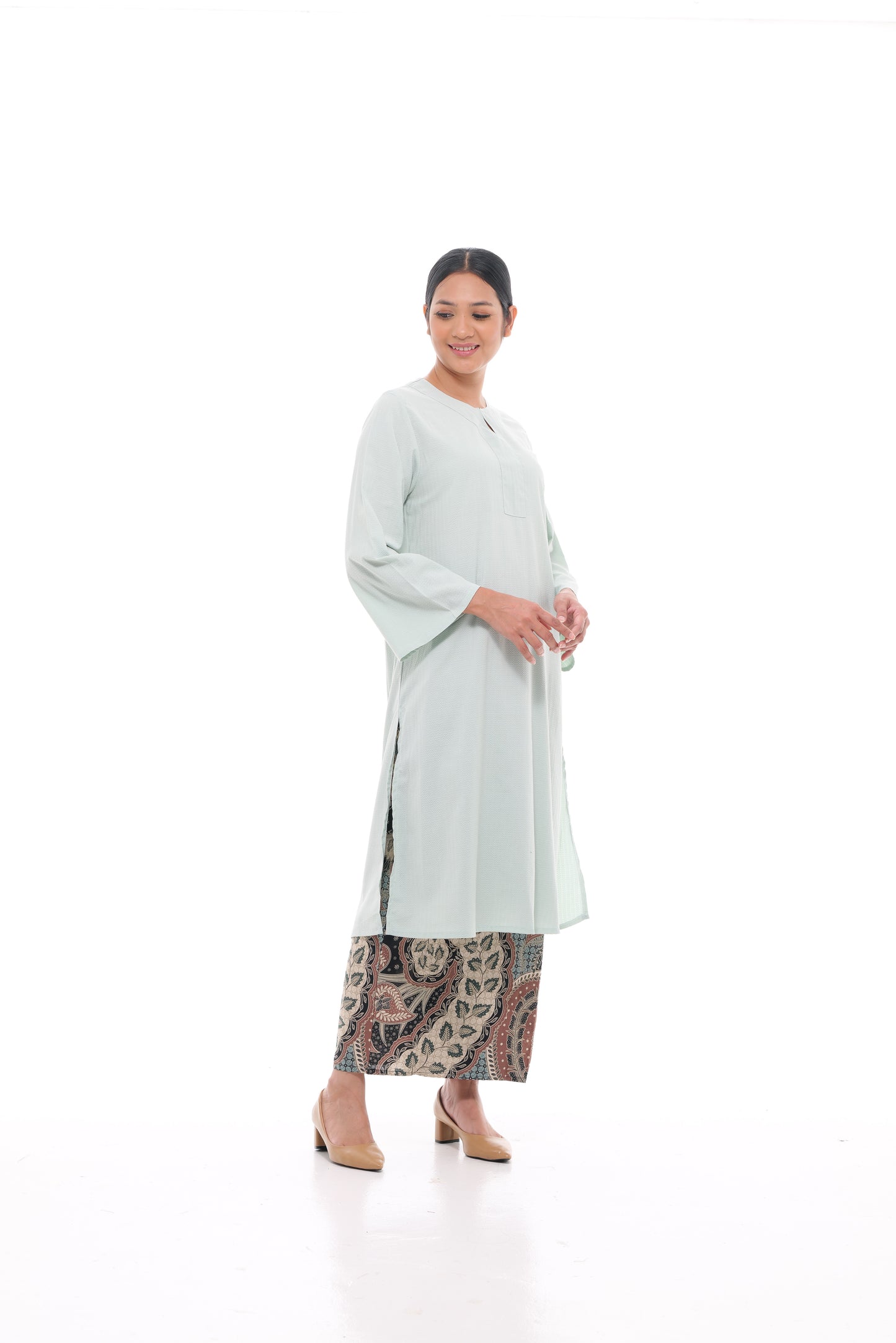 Junita Tunic in Mint Green