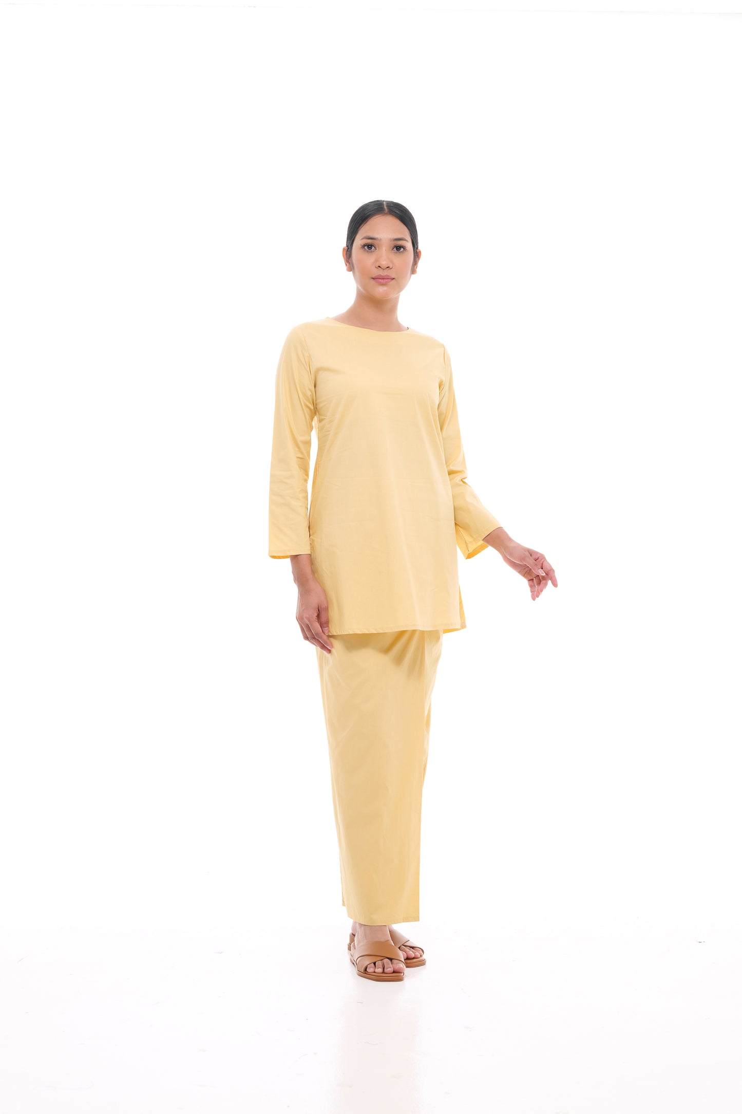 Nabilah Kurung in Yellow