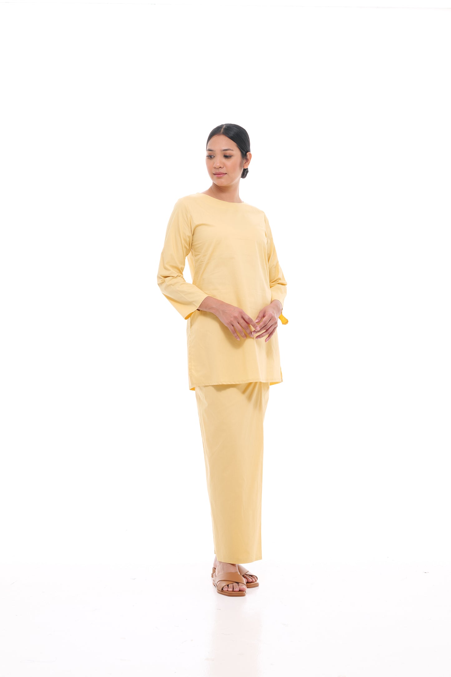 Nabilah Kurung in Yellow