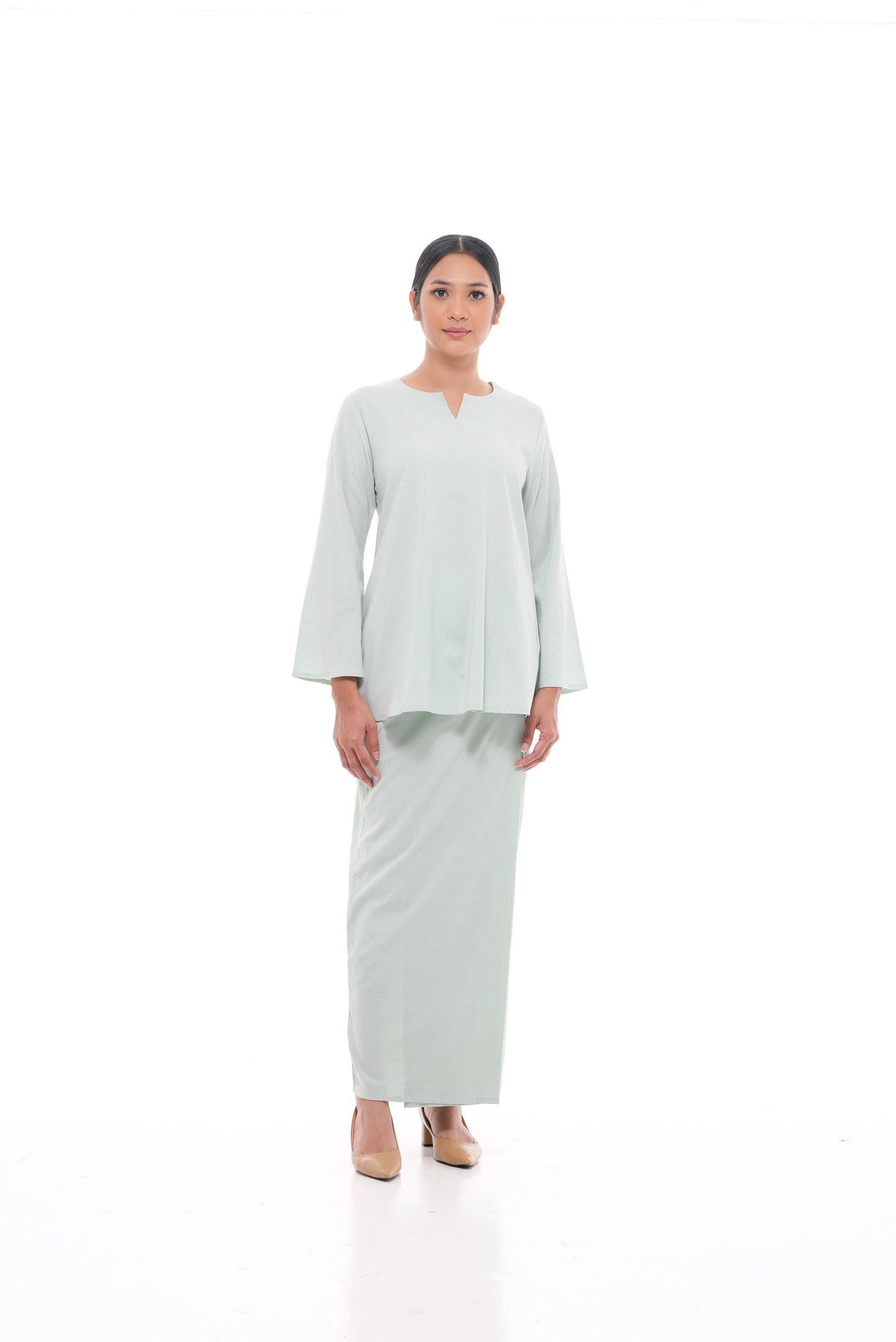 Junita Top in Mint Green