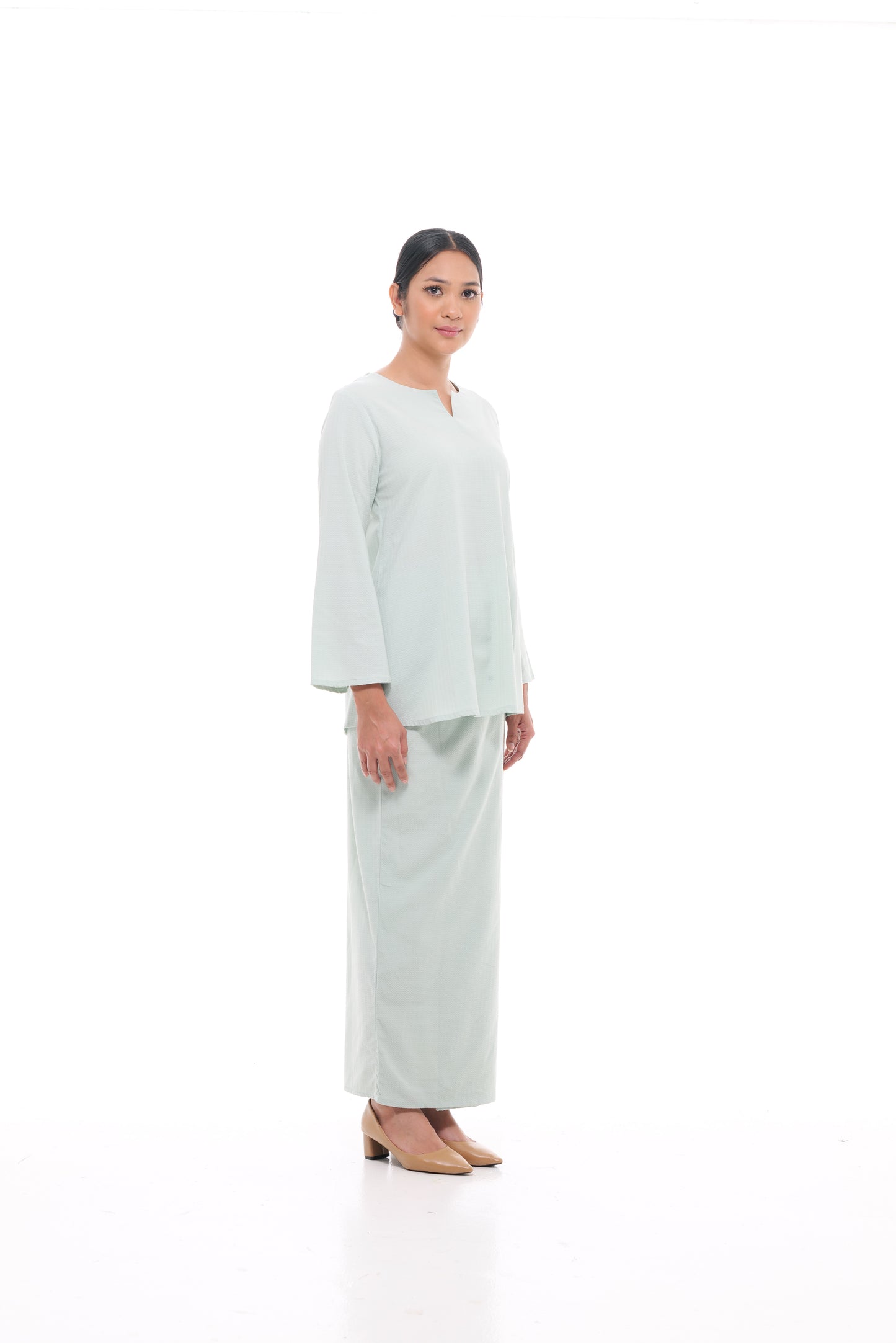 Junita Top in Mint Green