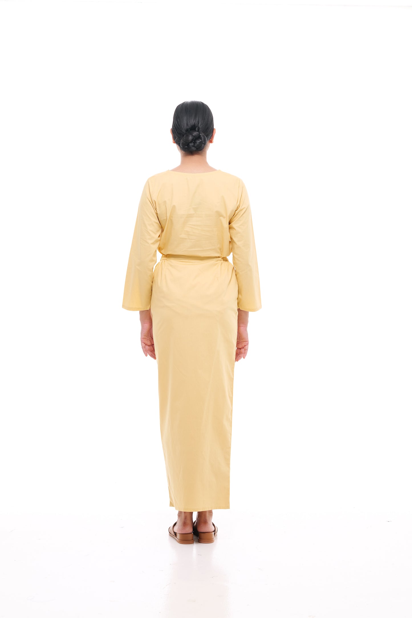Nabilah Sarung in Yellow