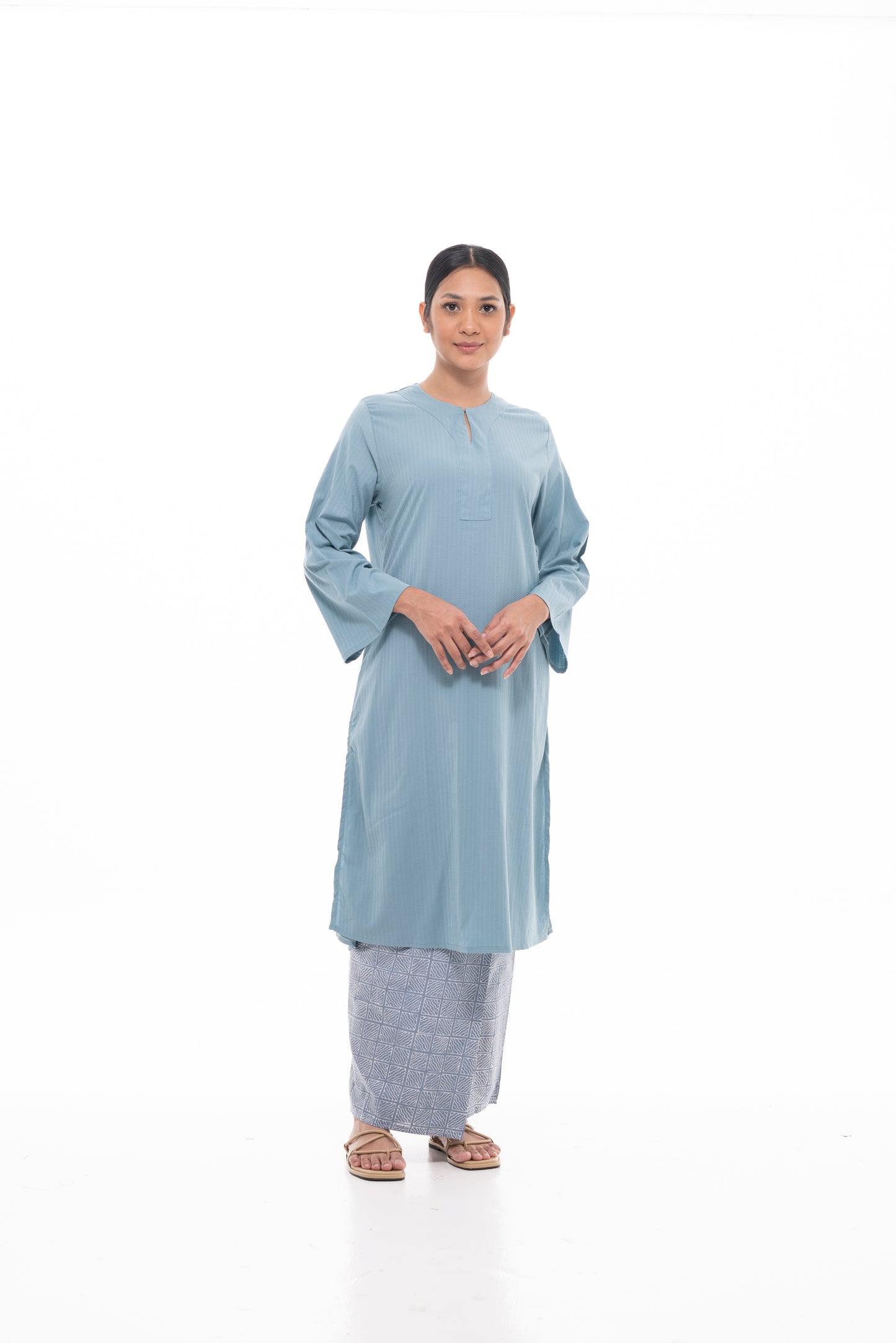 Junita Tunic in Stone Blue