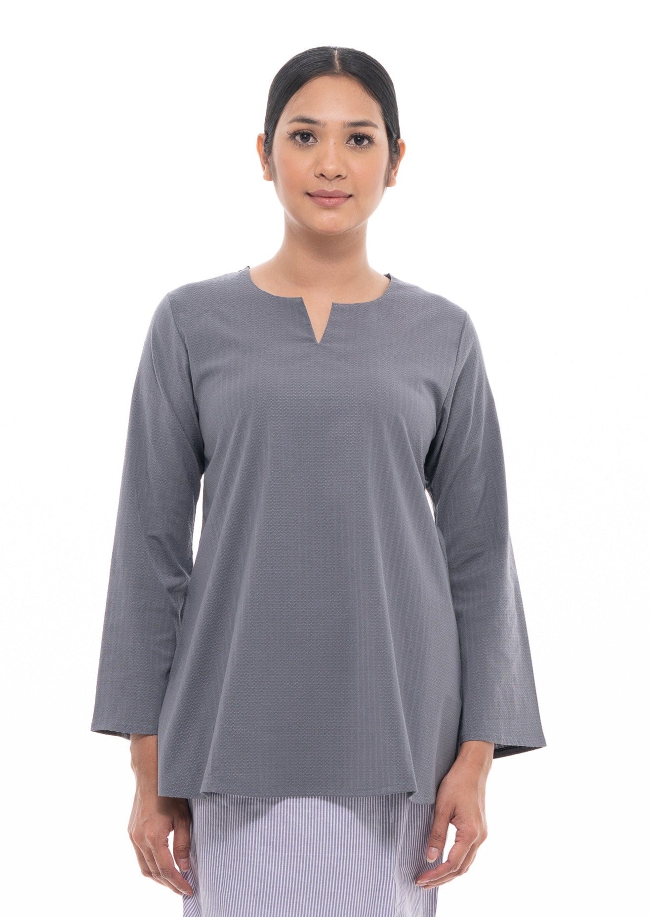 Junita Top in Grey