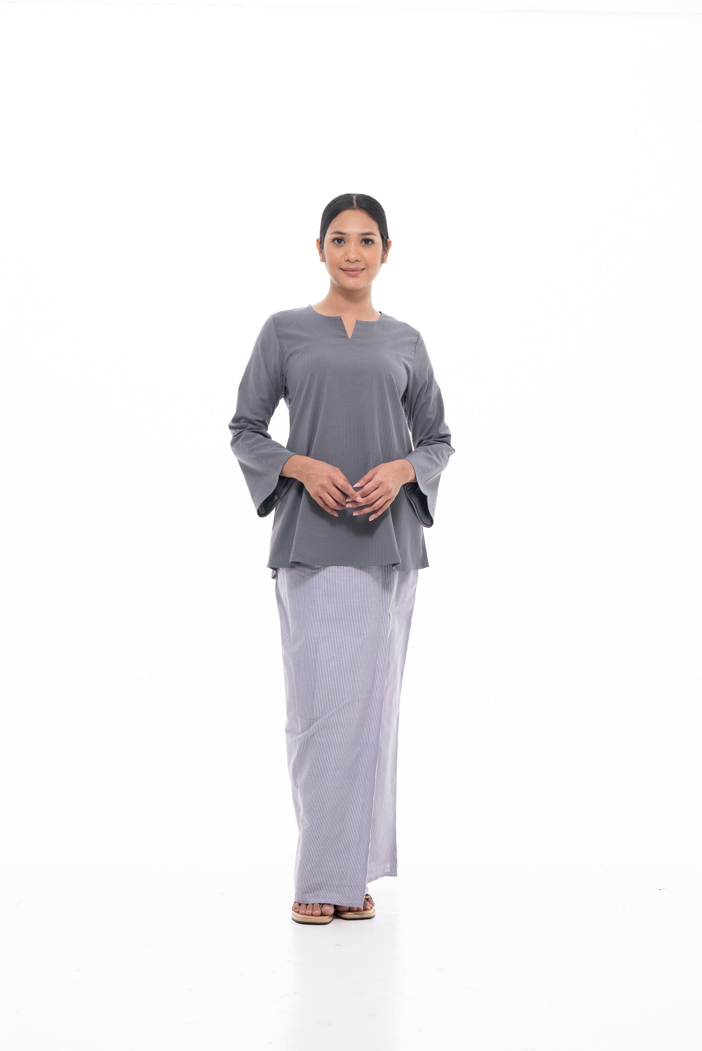 Junita Top in Grey