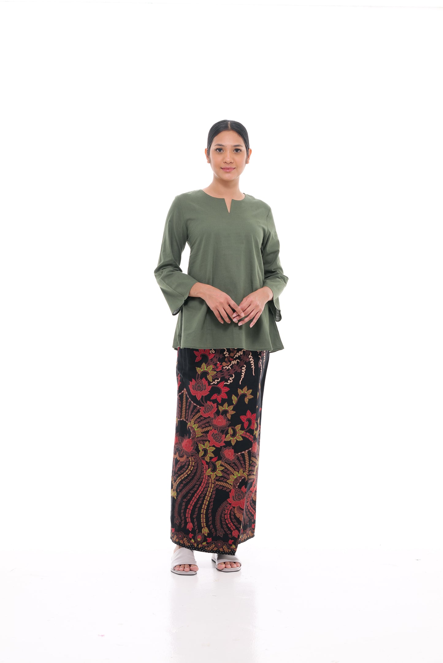 Norlida Top In Emerald Green
