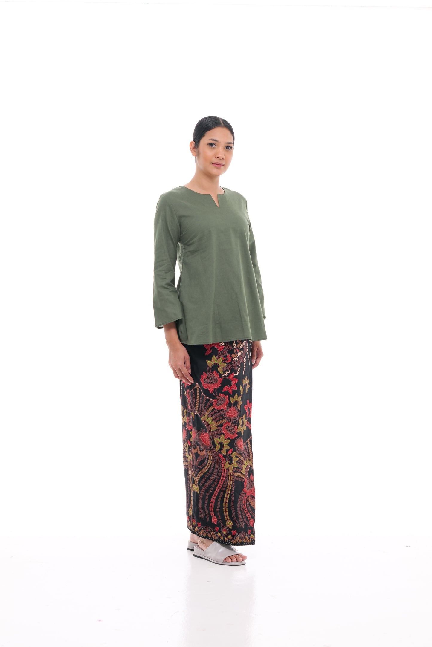Norlida Top In Emerald Green