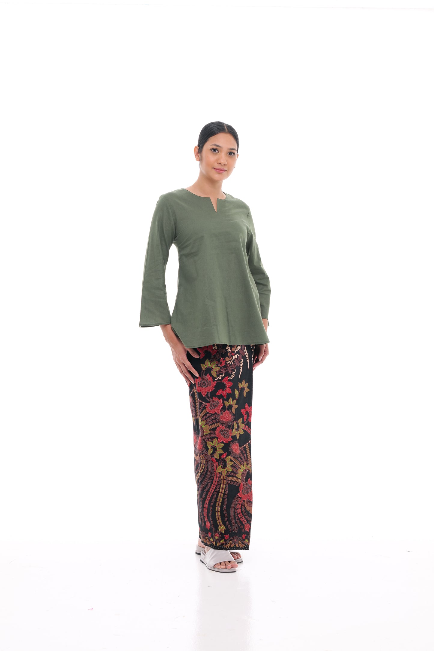 Norlida Top In Emerald Green