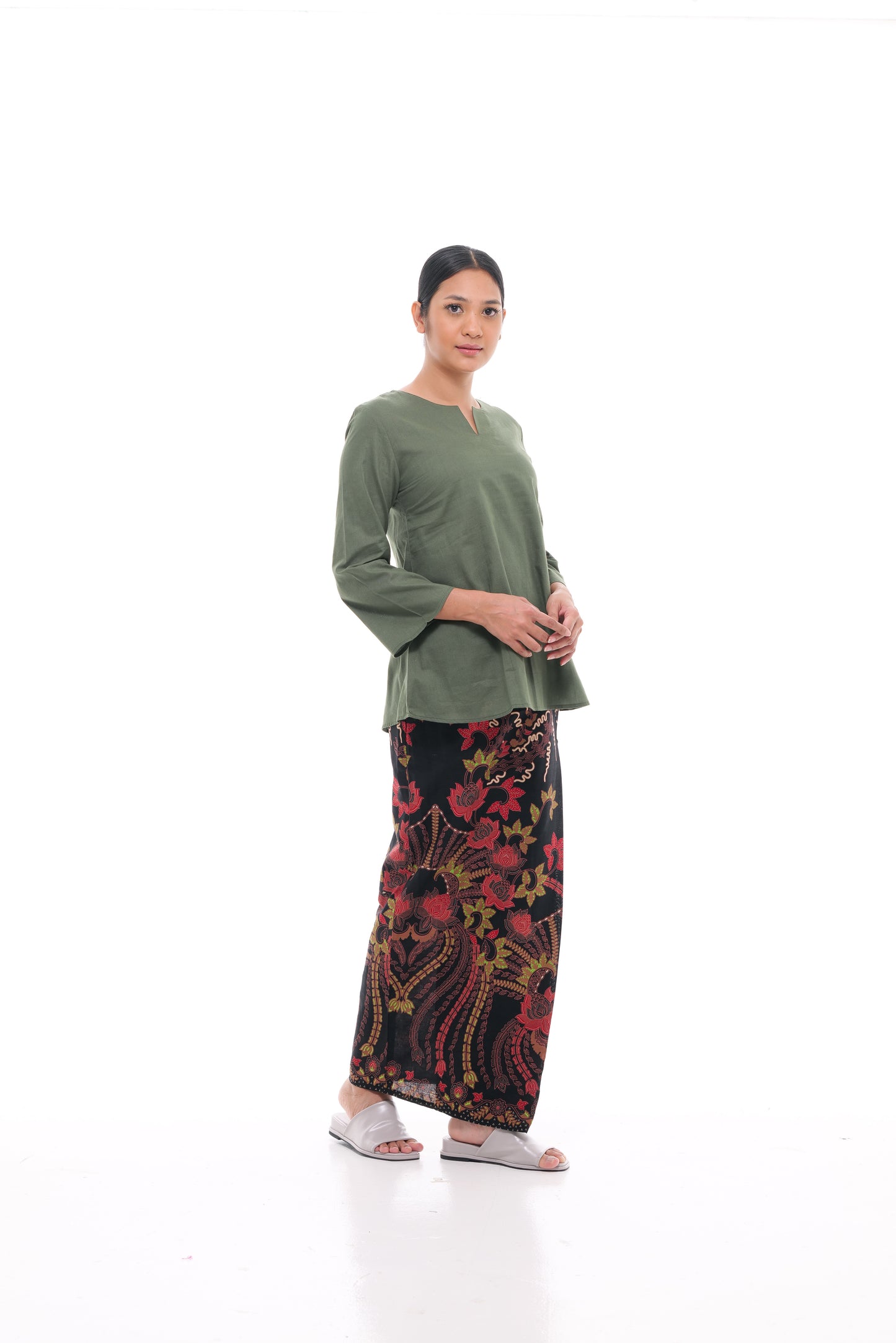 Norlida Top In Emerald Green