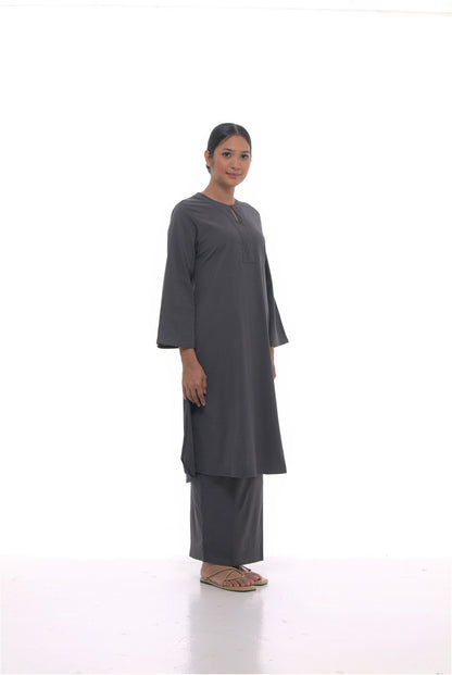 Junita Tunic in Dark Grey