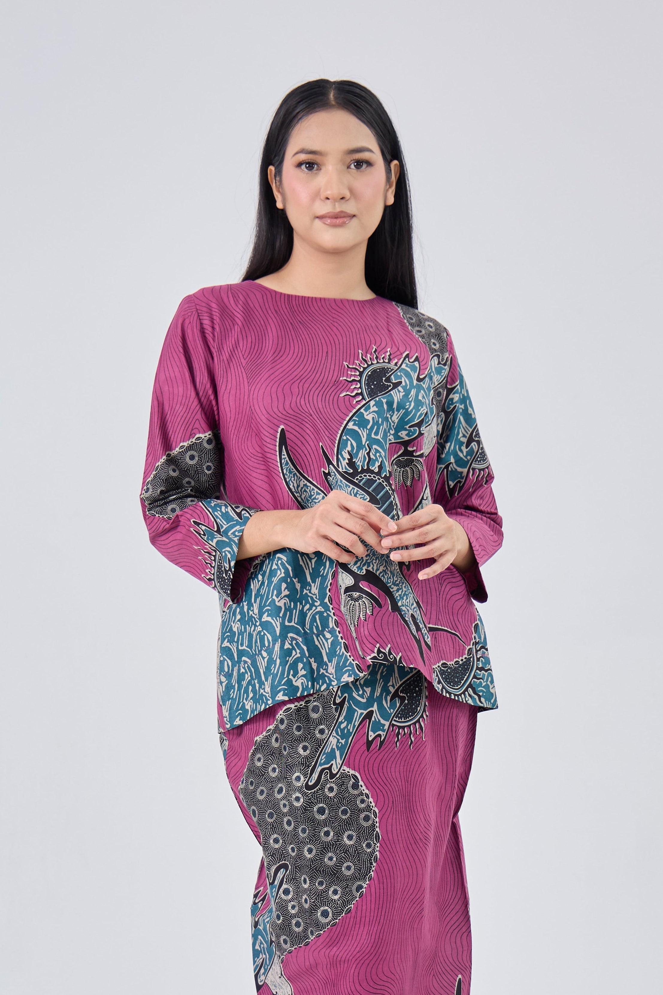 Madiha in Fuschia