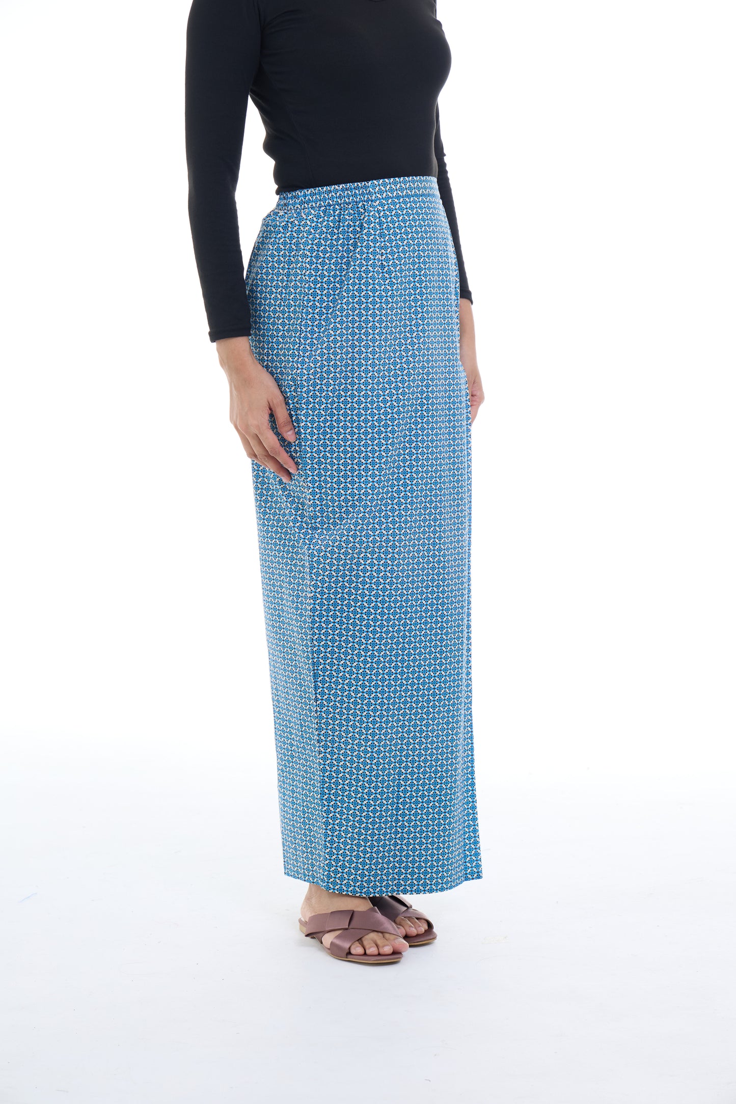 Jelita Sarung in Blue and White