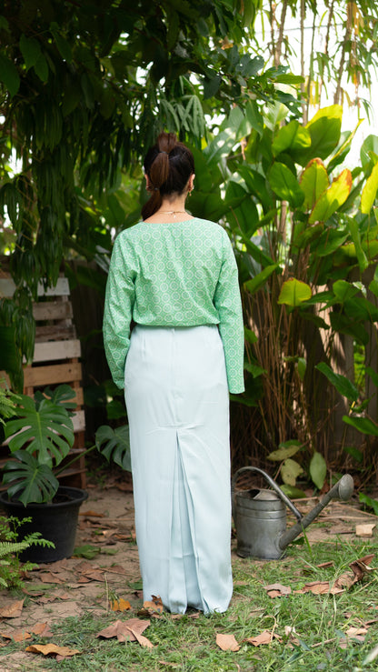 Edza Skirt in Mint Green