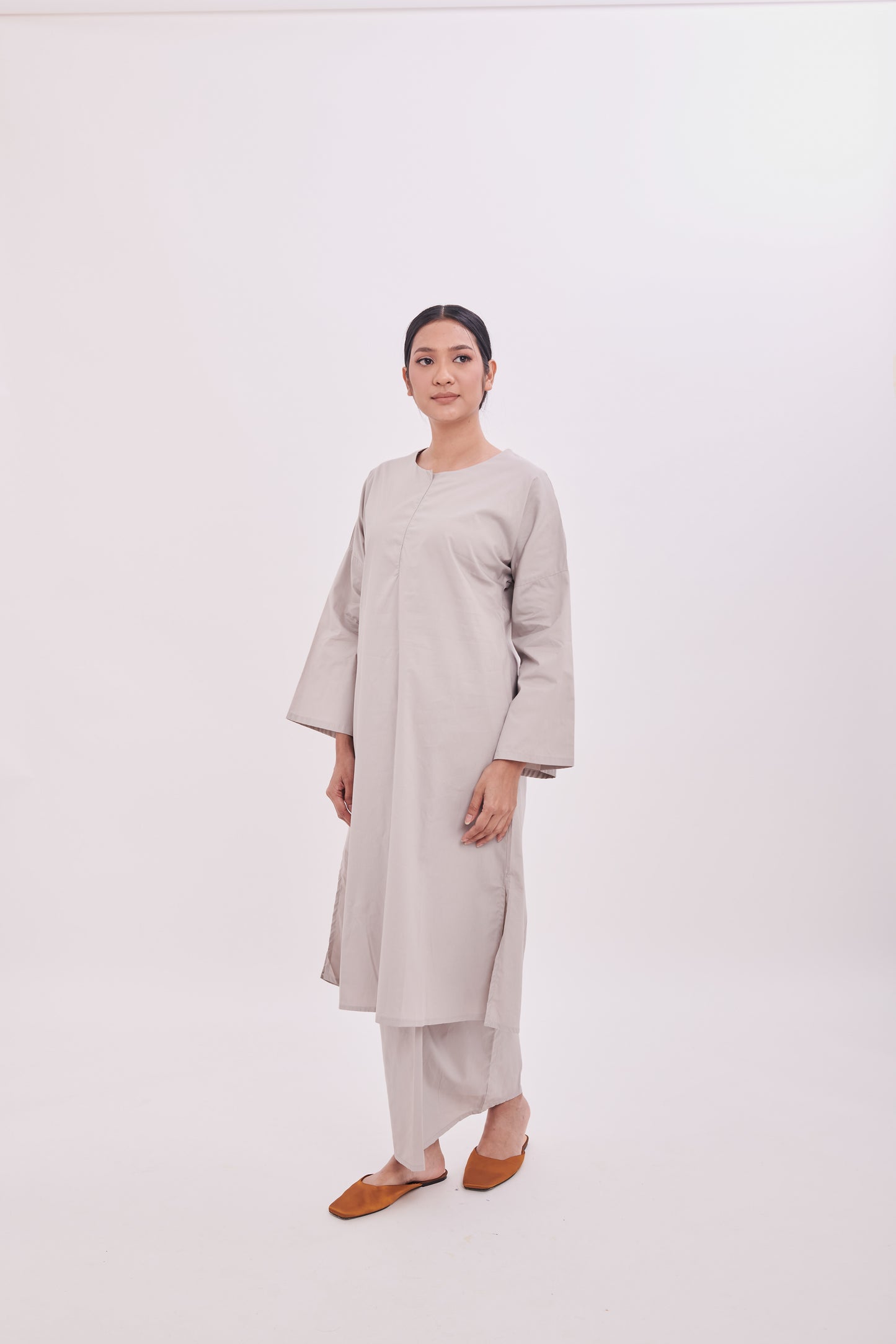 Nabilah Tunic in Grey